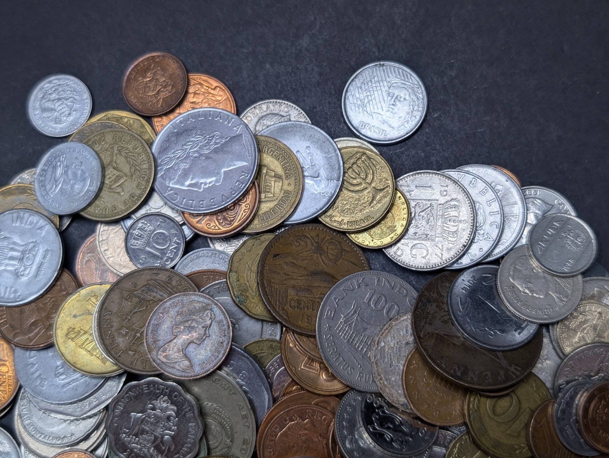 1.7 Lbs. of Various Vintage & Modern World Coins