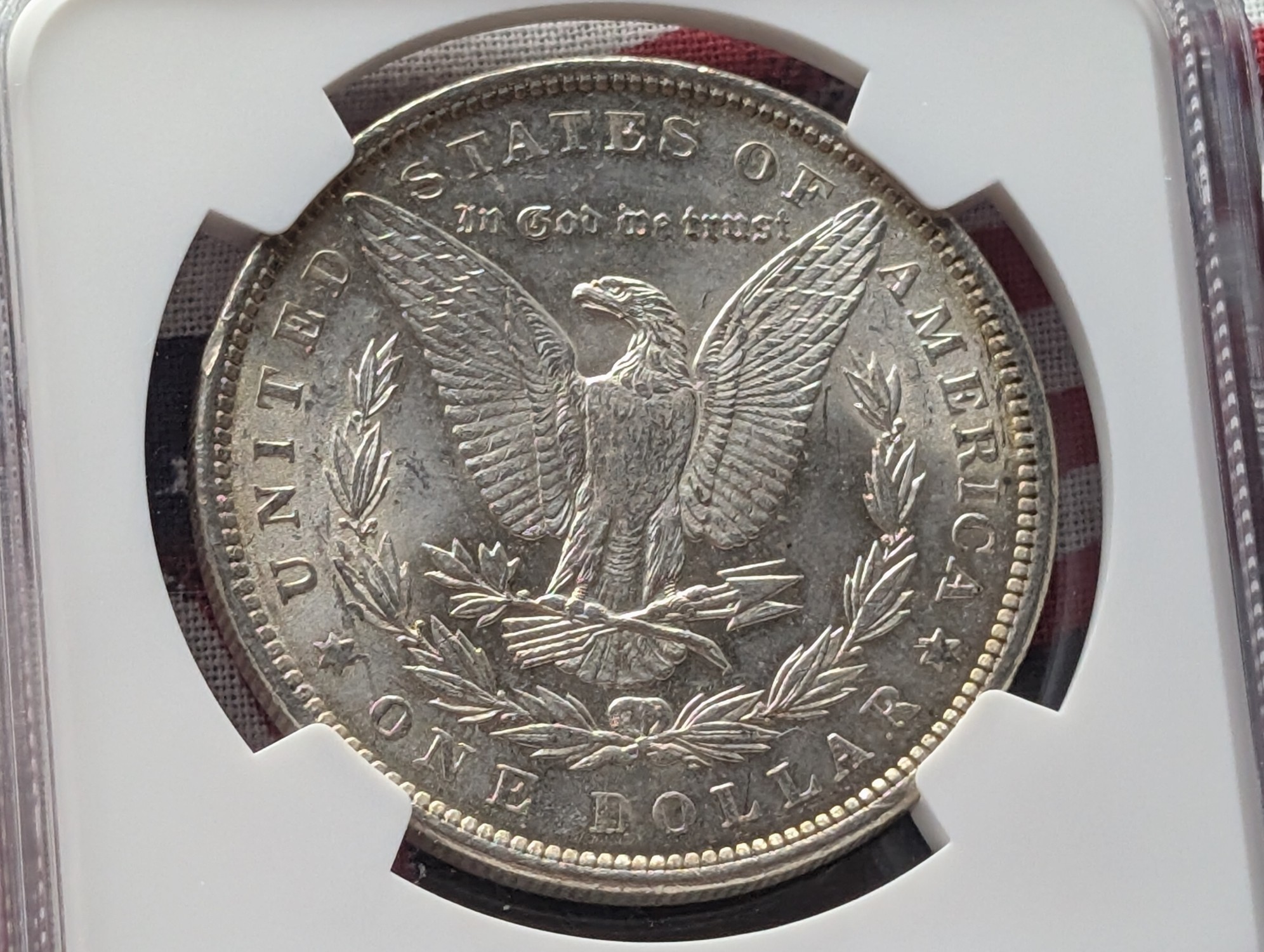 1889 Morgan 90% Silver Dollar - NGC MS63