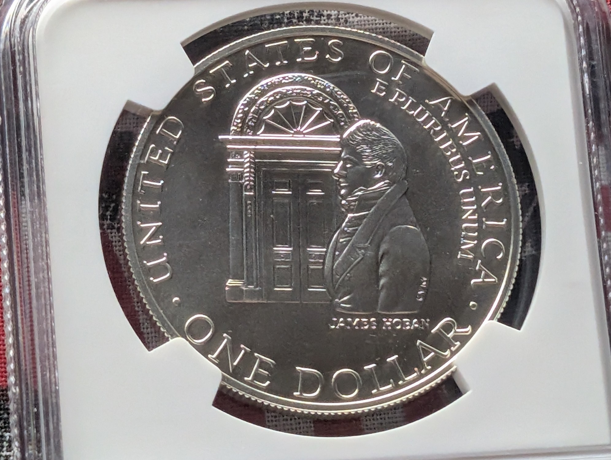 1992-D White House Bicentennial Commemorative 90% Silver Dollar - NGC MS69