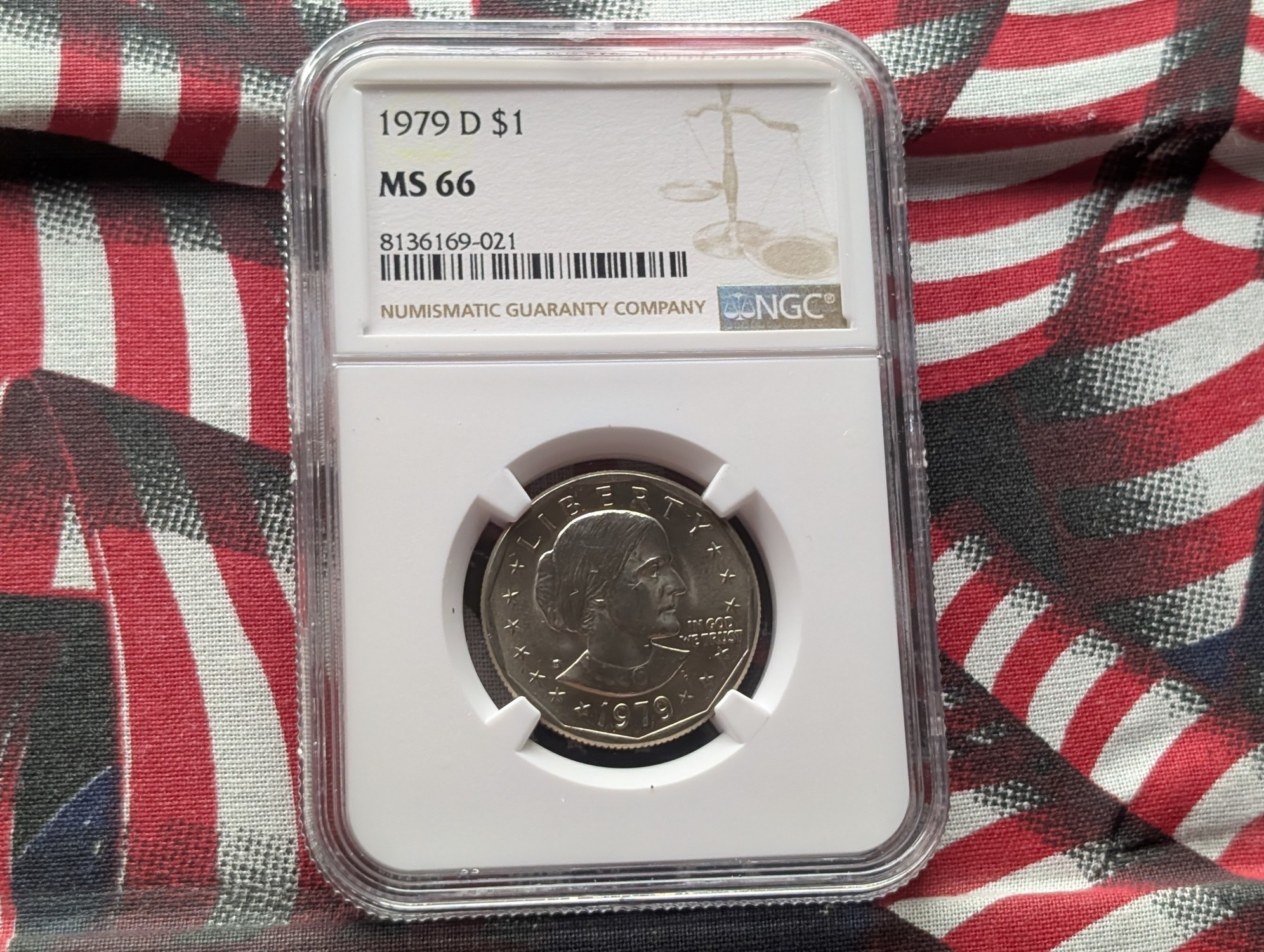 1979-D Susan B. Anthony Dollar - NGC MS66