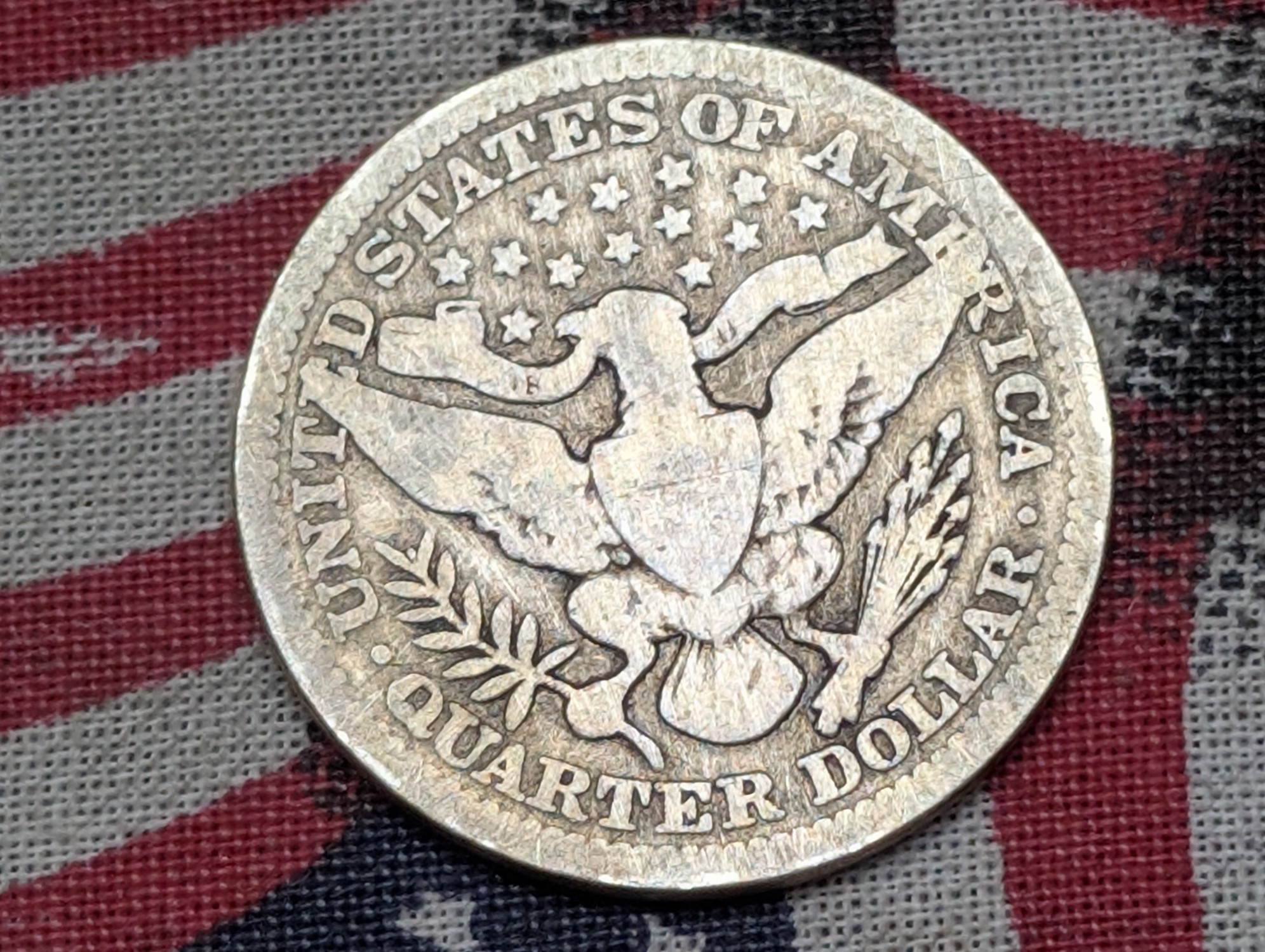 1909 Barber 90% Silver Quarter