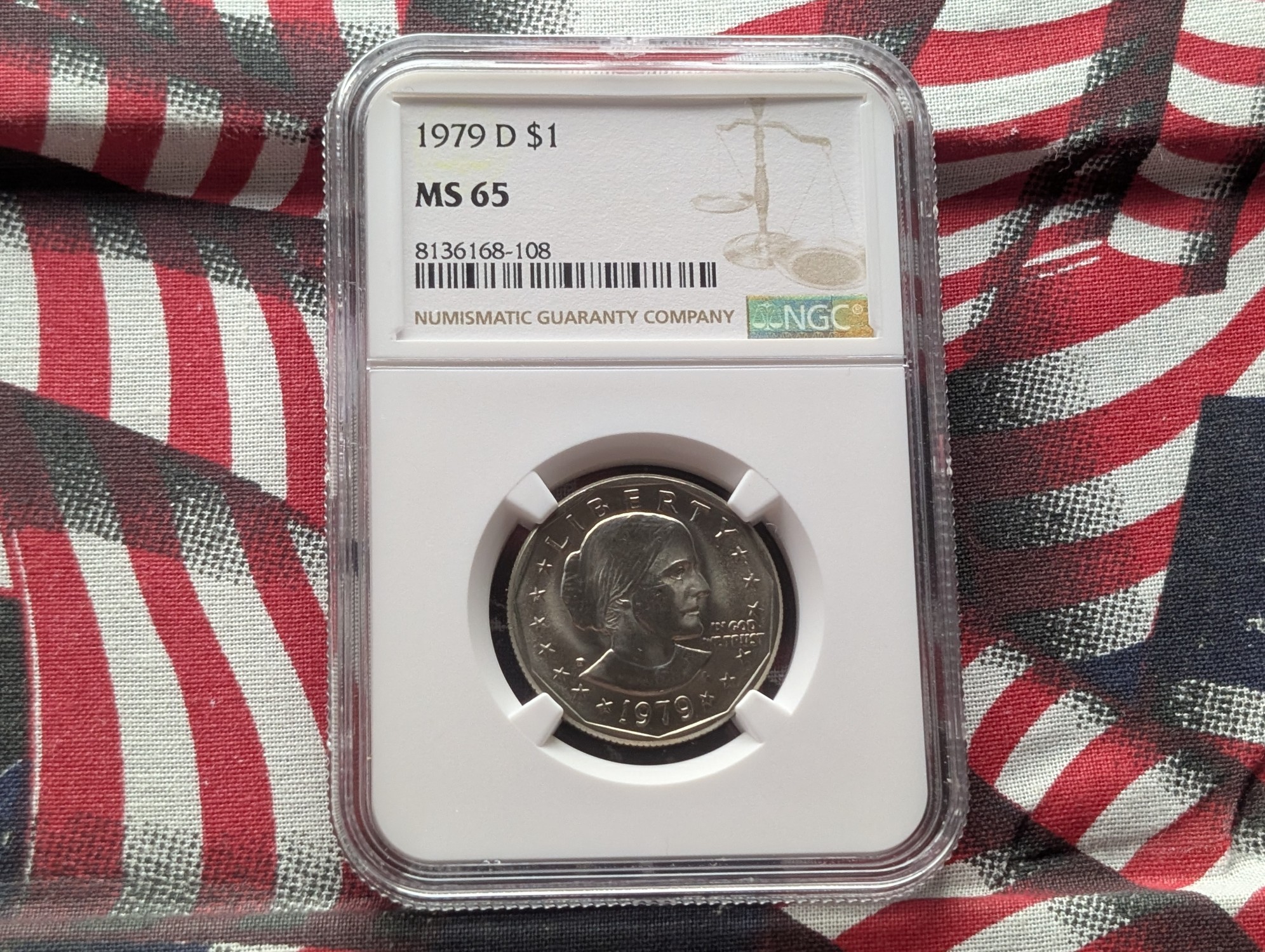 1979-D Susan B. Anthony Dollar - NGC MS65