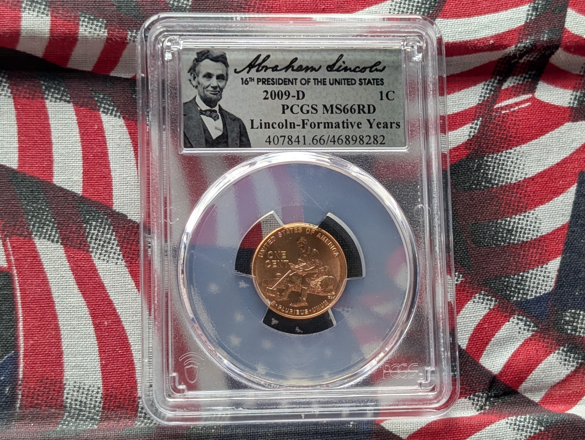 2009-D Lincoln Formative Years Cent - PCGS MS66 RD