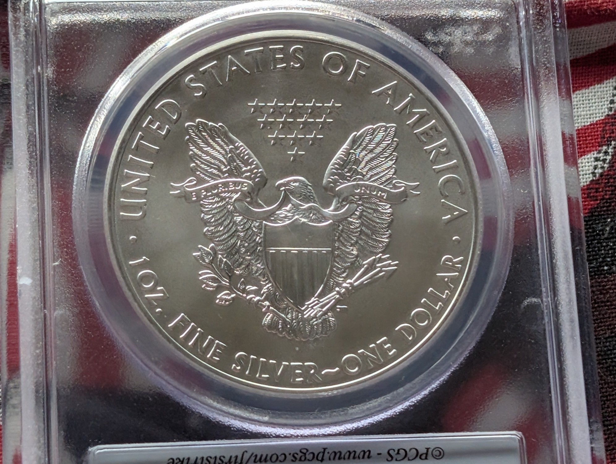 2015-(W) American Silver Eagle 1 Troy Oz. .999 Silver - PCGS MS70 - First Strike