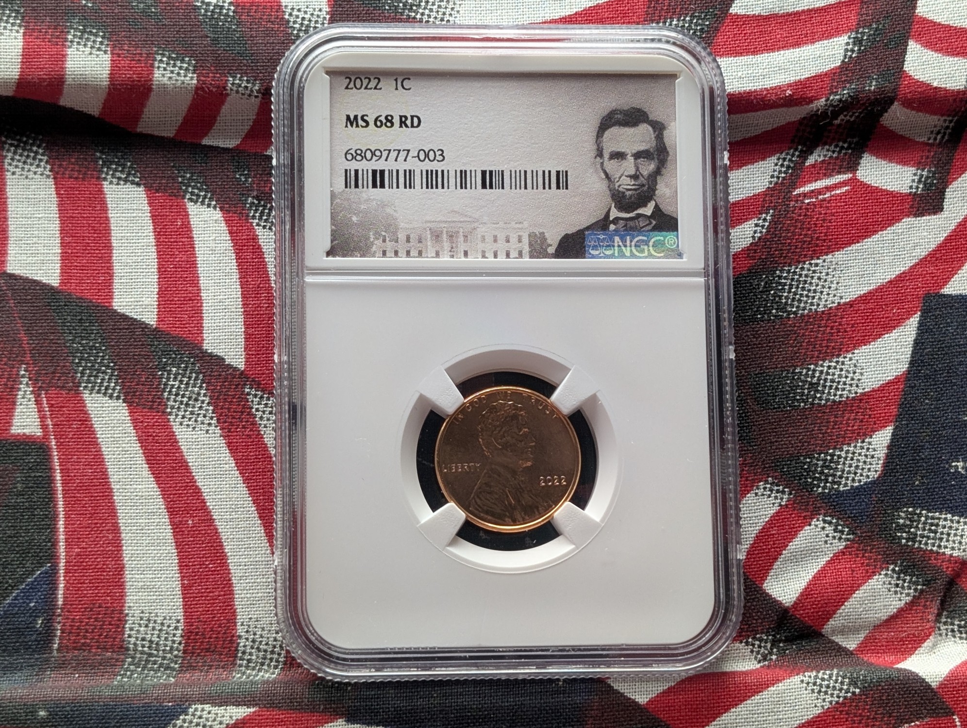 2022 Lincoln Shield Cent - NGC MS68 RD
