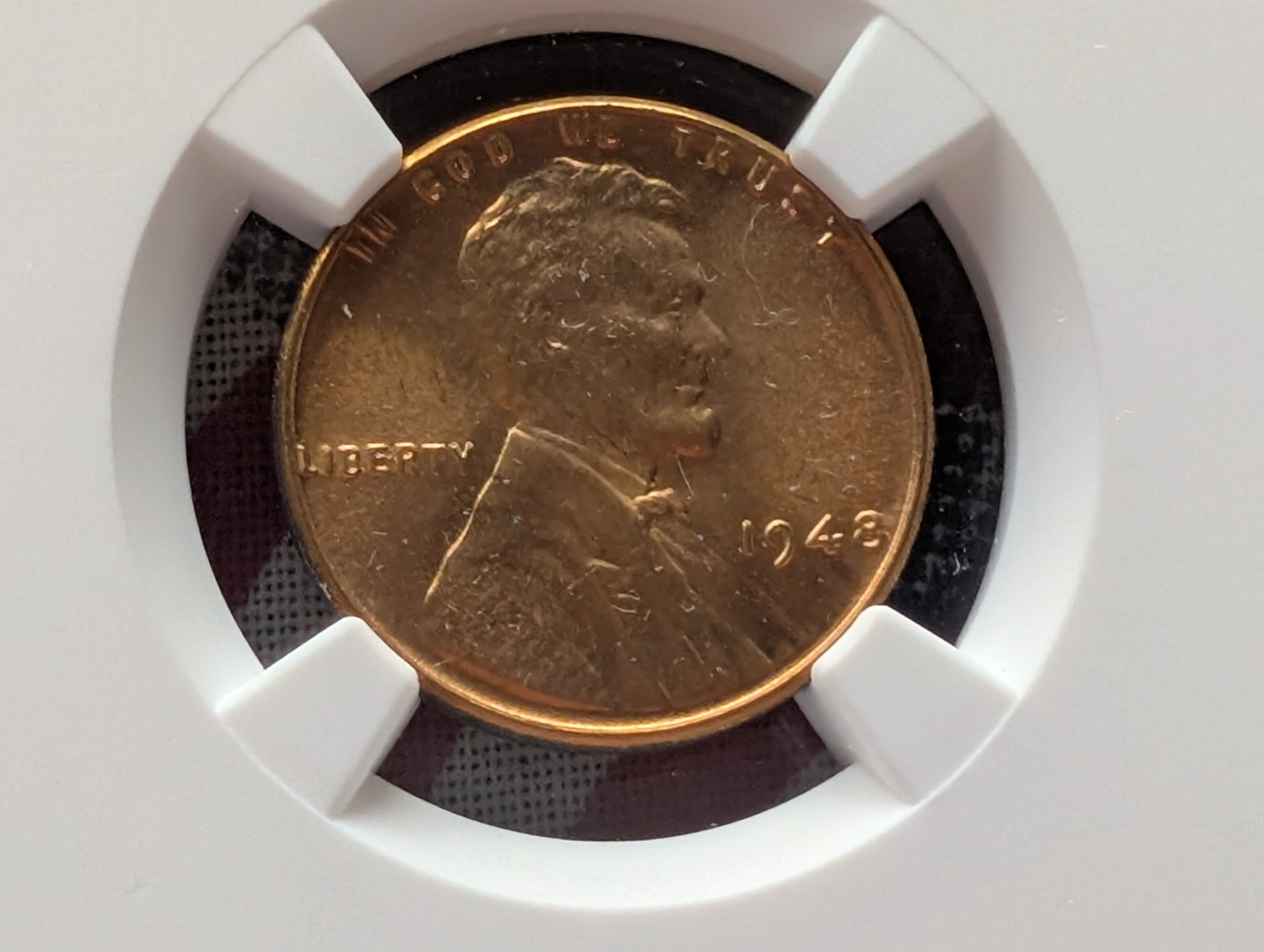 1948 Lincoln Wheat Cent - NGC MS66 RD