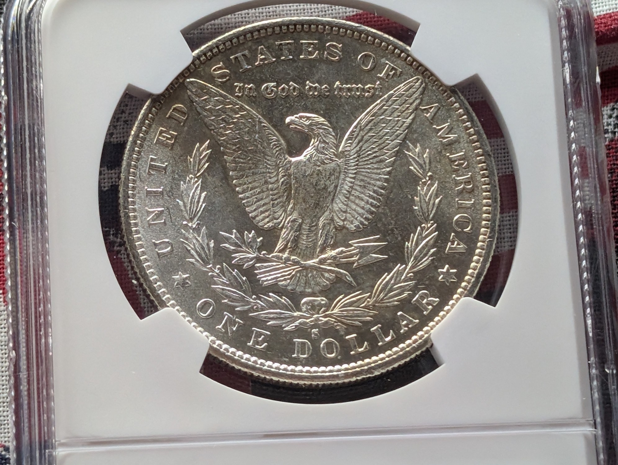 1879-S Morgan 90% Silver Dollar - NGC MS64