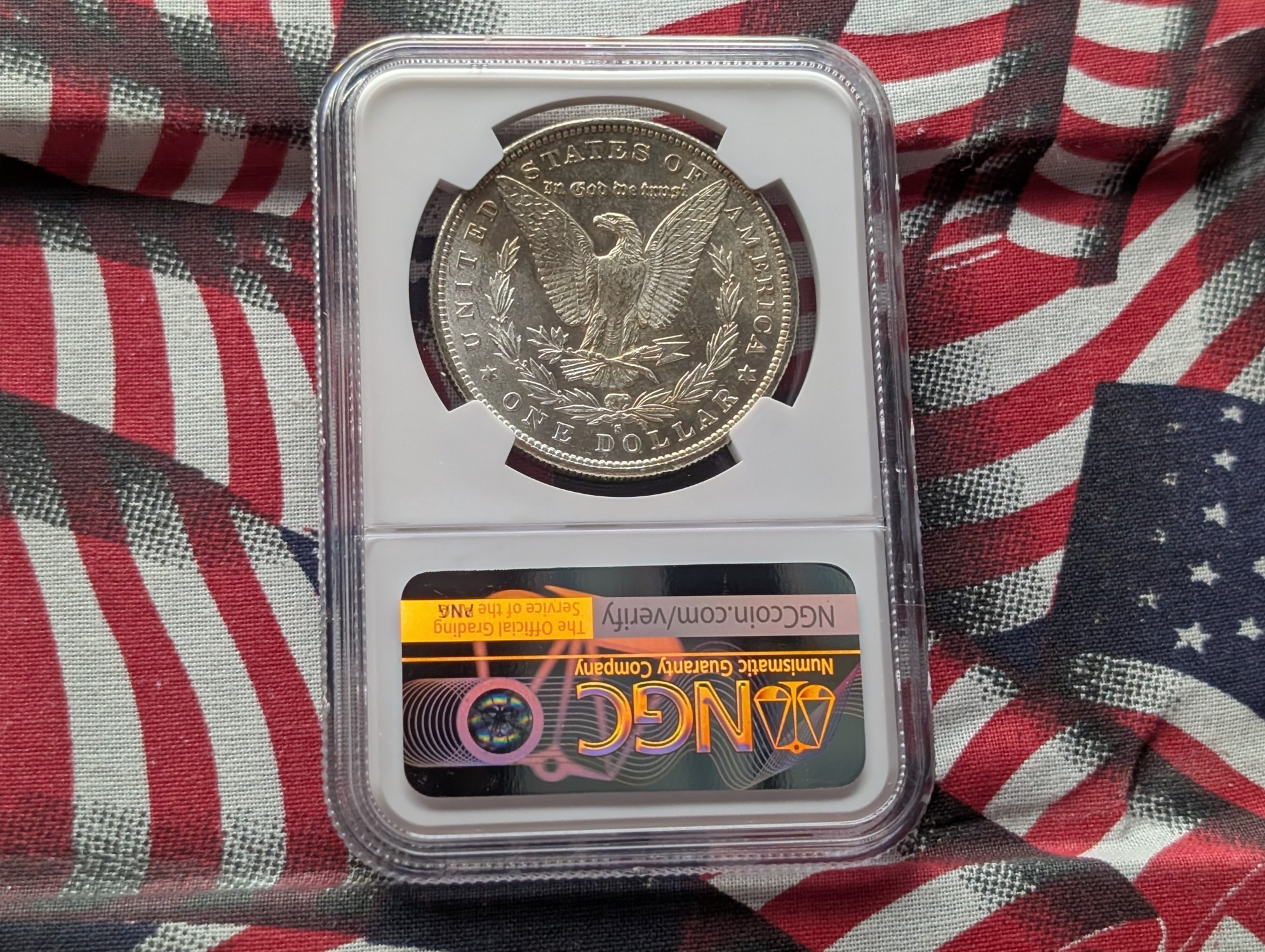 1879-S Morgan 90% Silver Dollar - NGC MS64