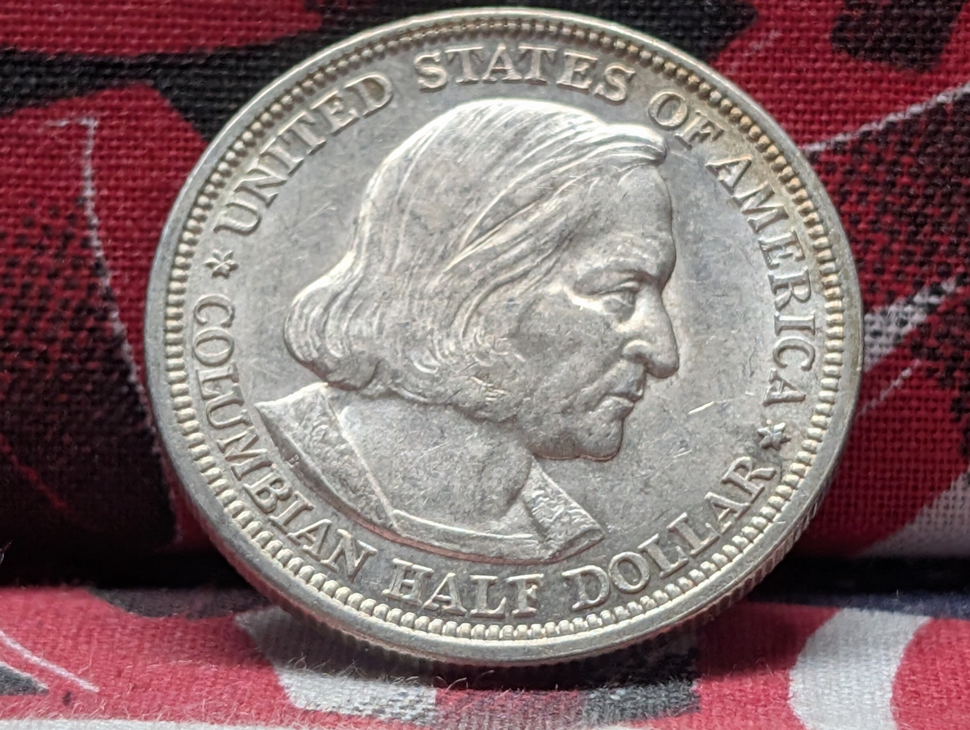 1893 Columbian Exposition Commemorative 90% Silver Half Dollar