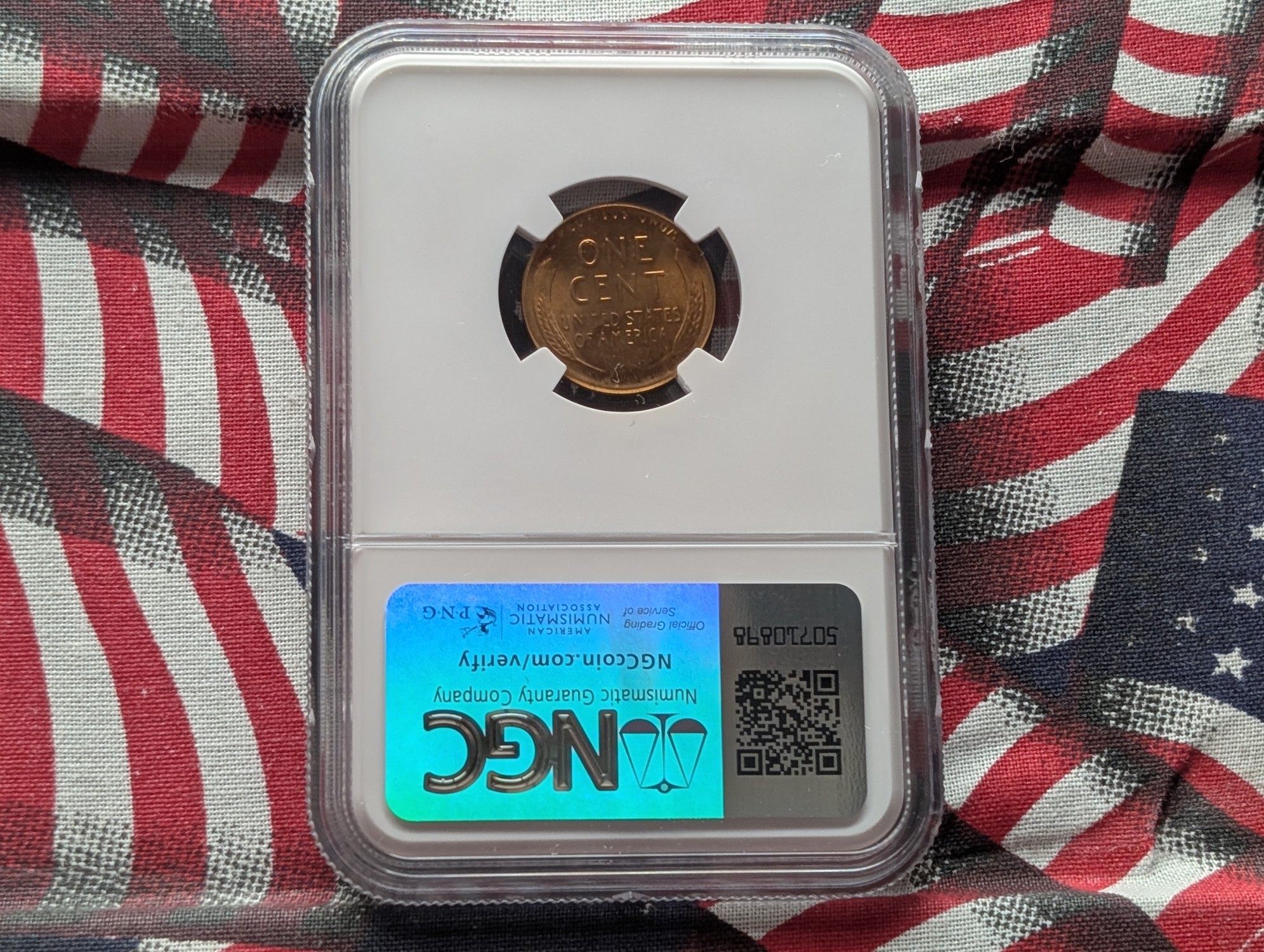 1955 Lincoln Wheat Cent - NGC MS66 RD