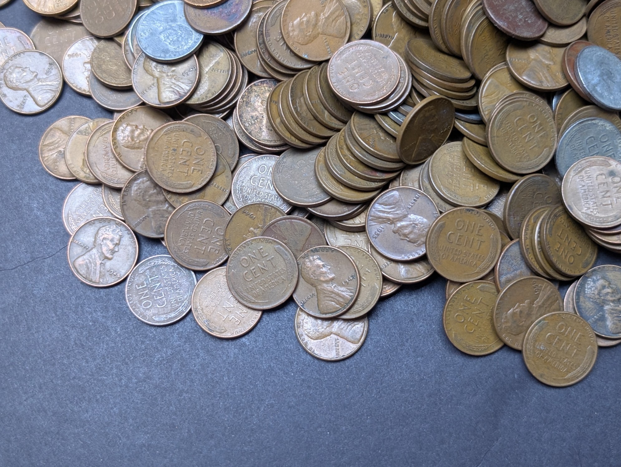 (1,000) Various Dated Lincoln Wheat Cents