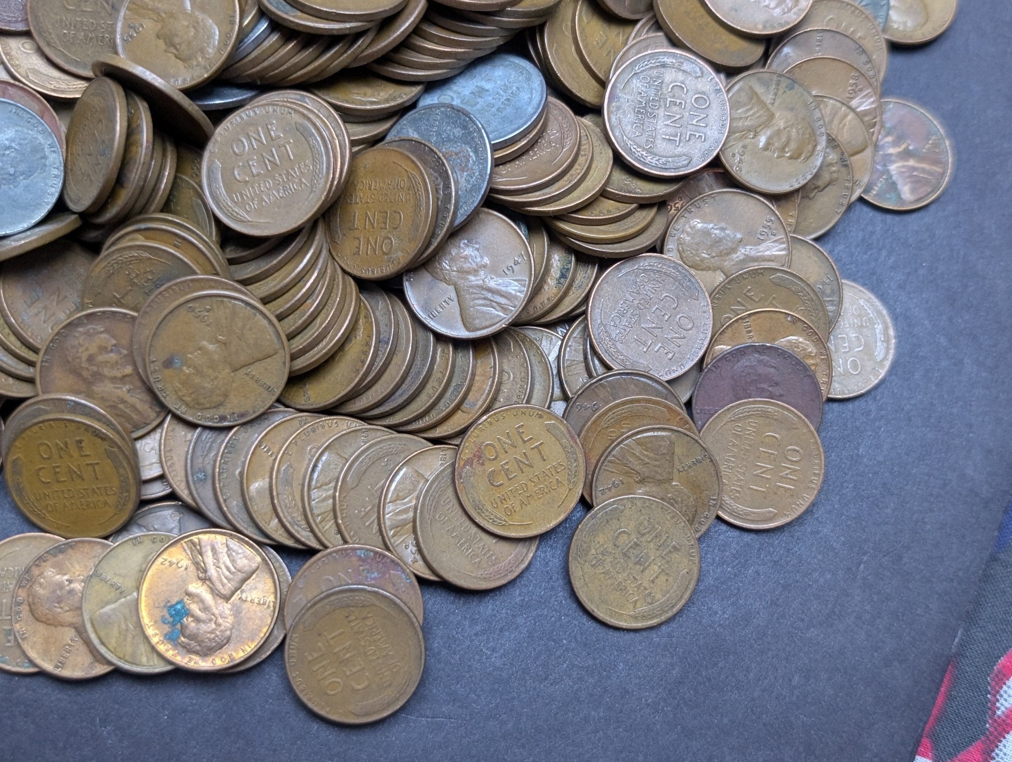 (1,000) Various Dated Lincoln Wheat Cents