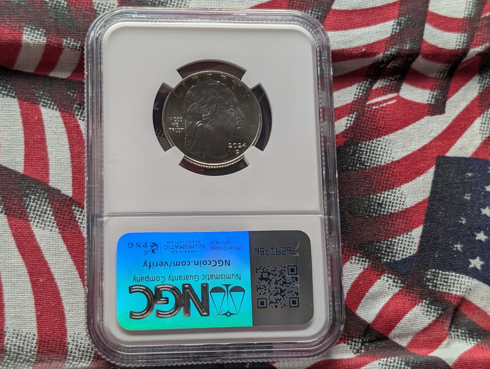 2024-D Hon. Patsy Takemoto Mink Quarter - NGC MS67 - Early Release
