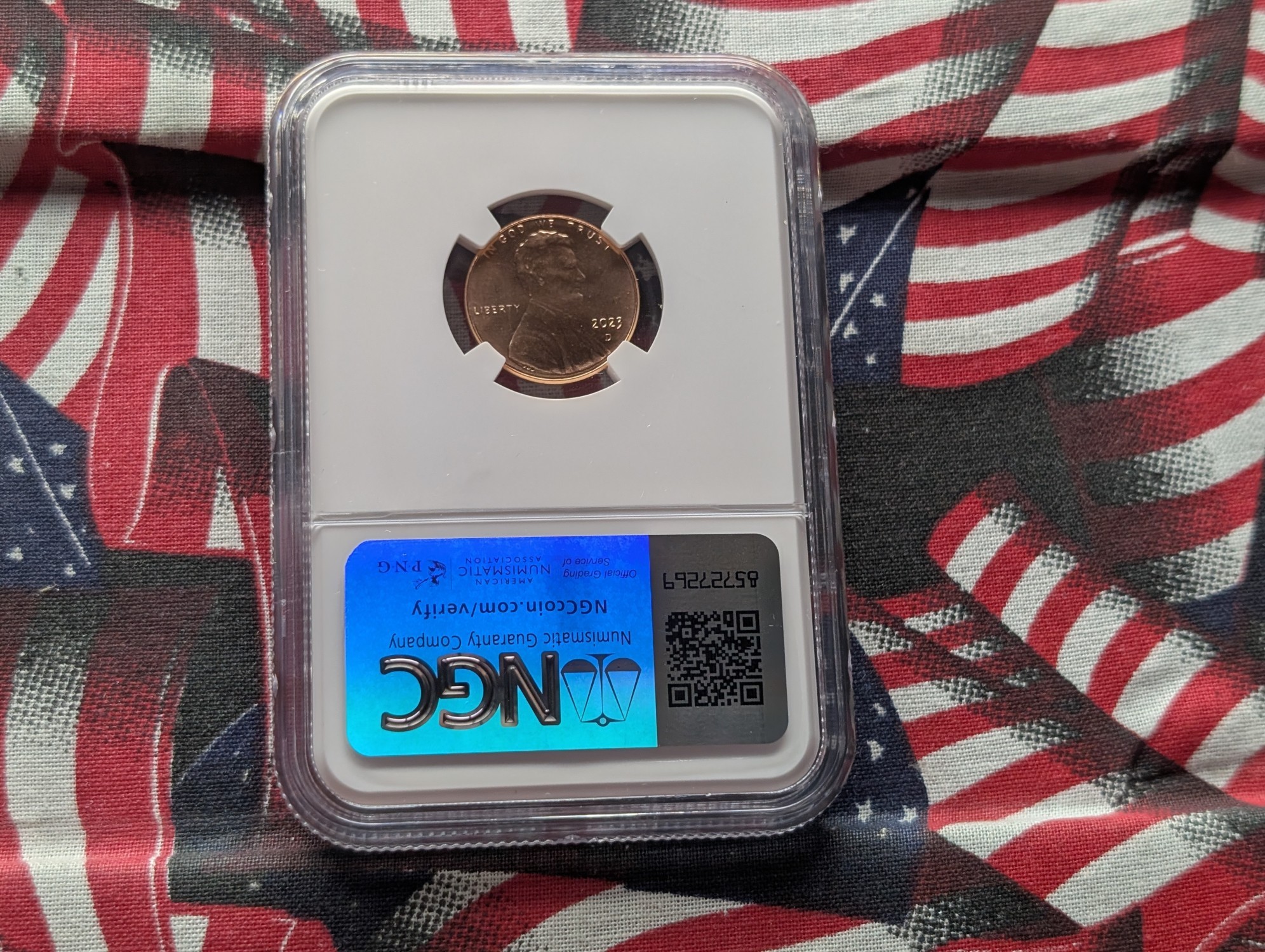 2023-D Lincoln Shield Cent - NGC MS68 RD - Early Release