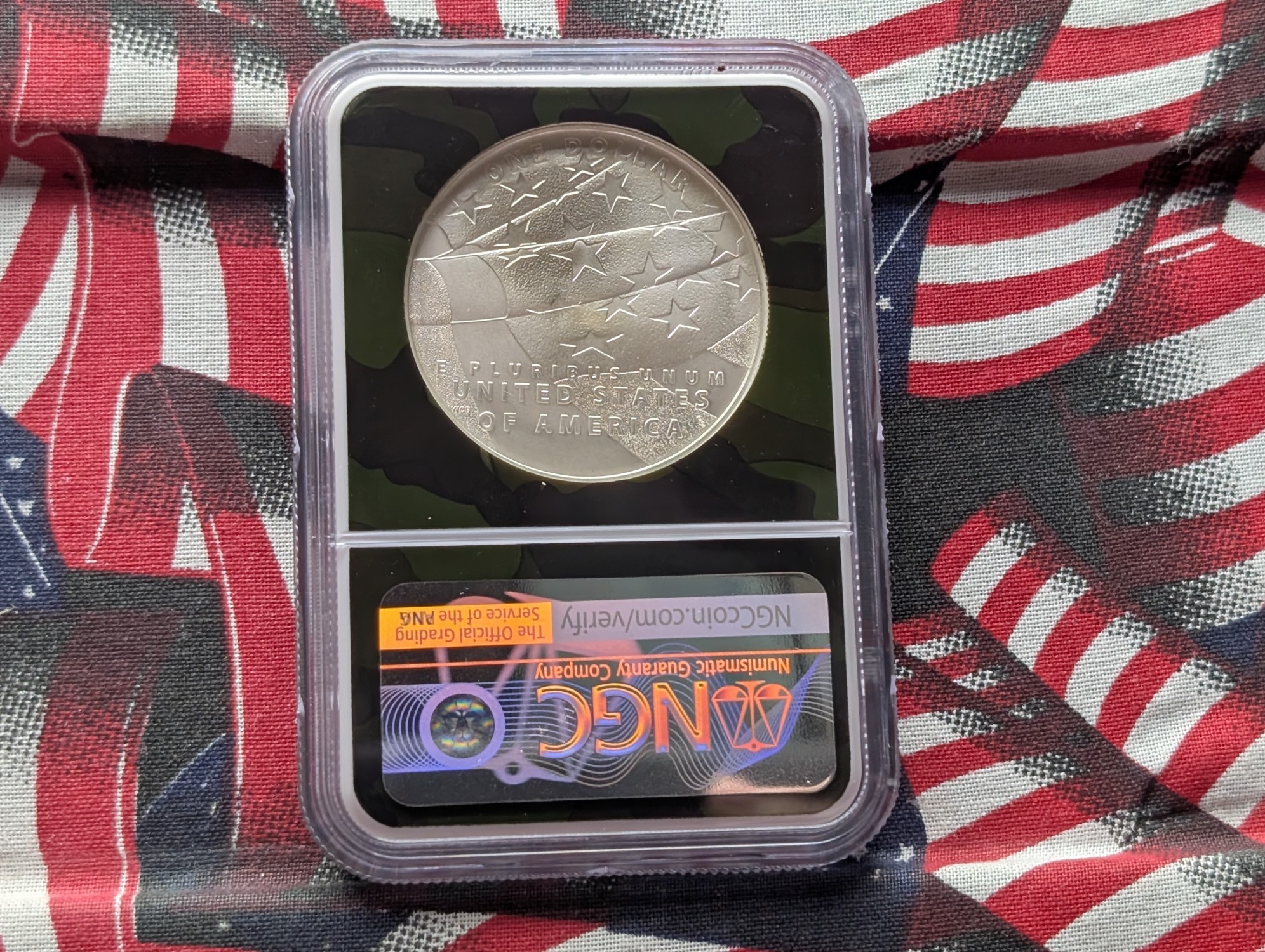 2012-P Star Spangled Banner Commemorative 90% Silver Dollar - NGC MS69