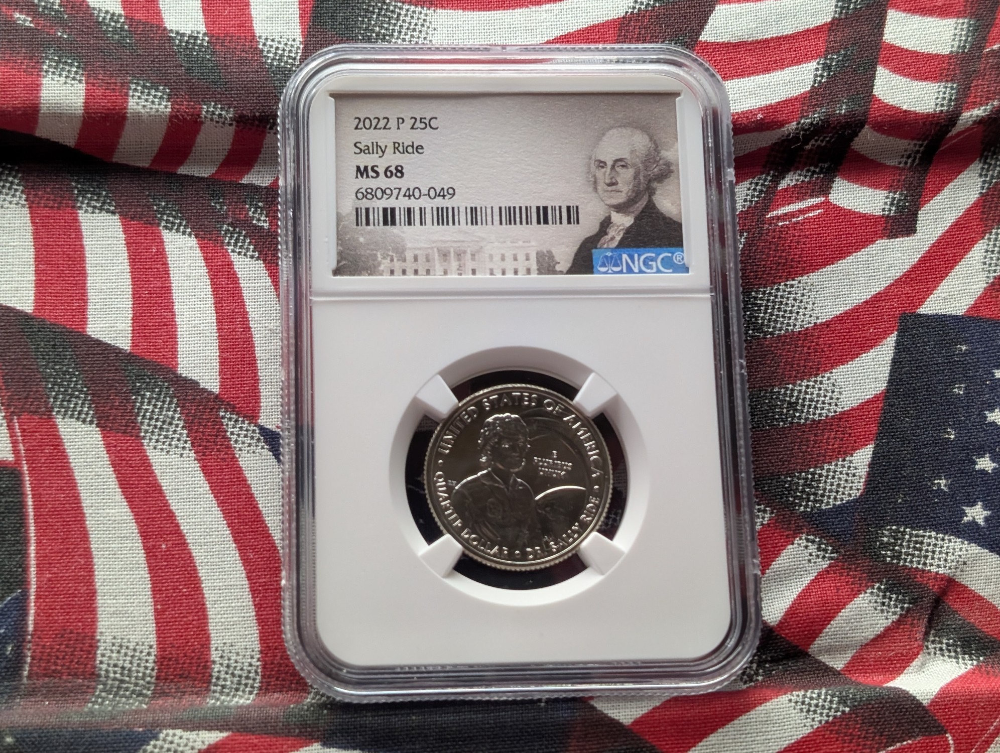2022-P Sally Ride Quarter - NGC MS68