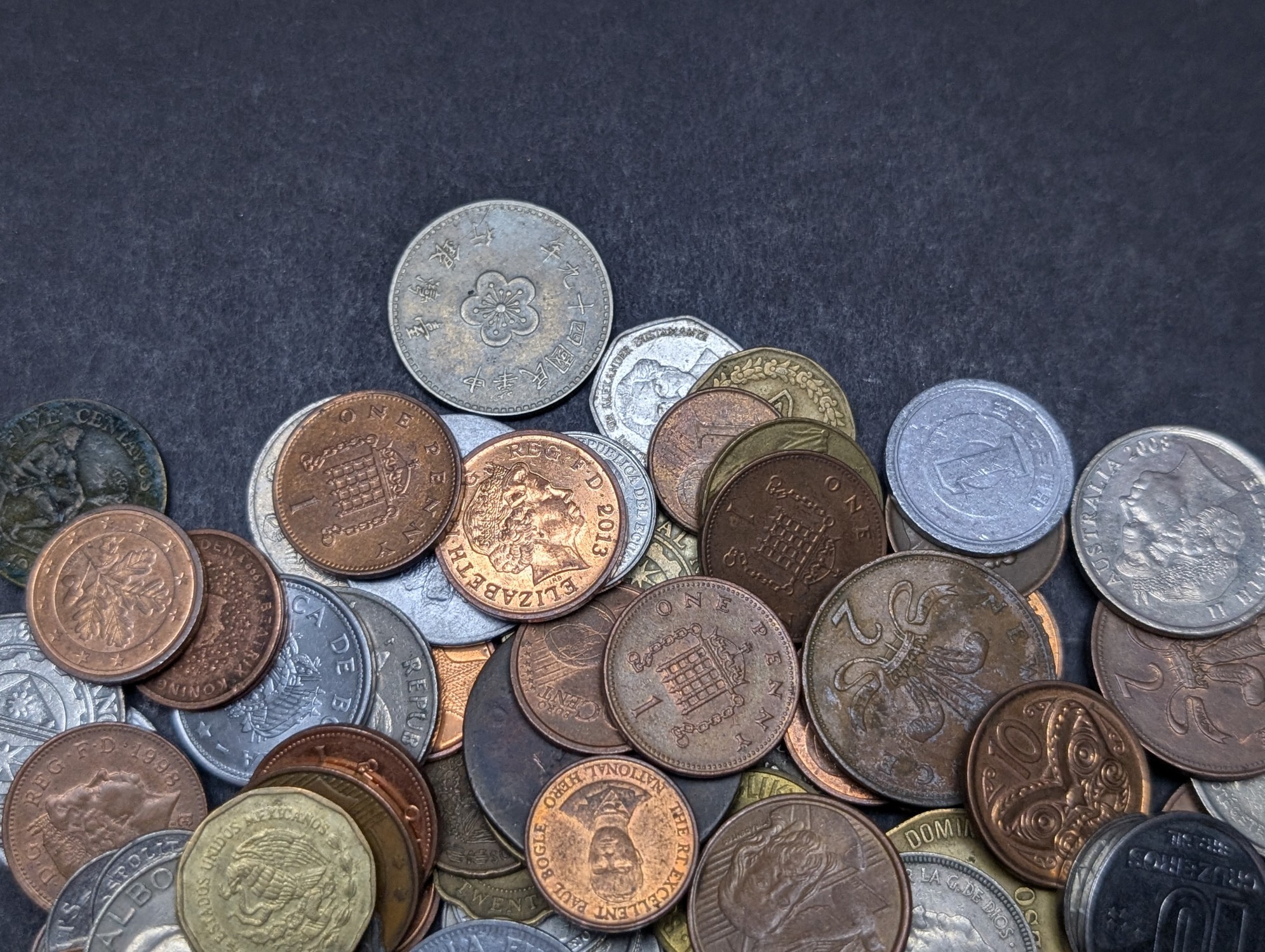 1.5 Lbs. of Various Vintage & Modern World Coins