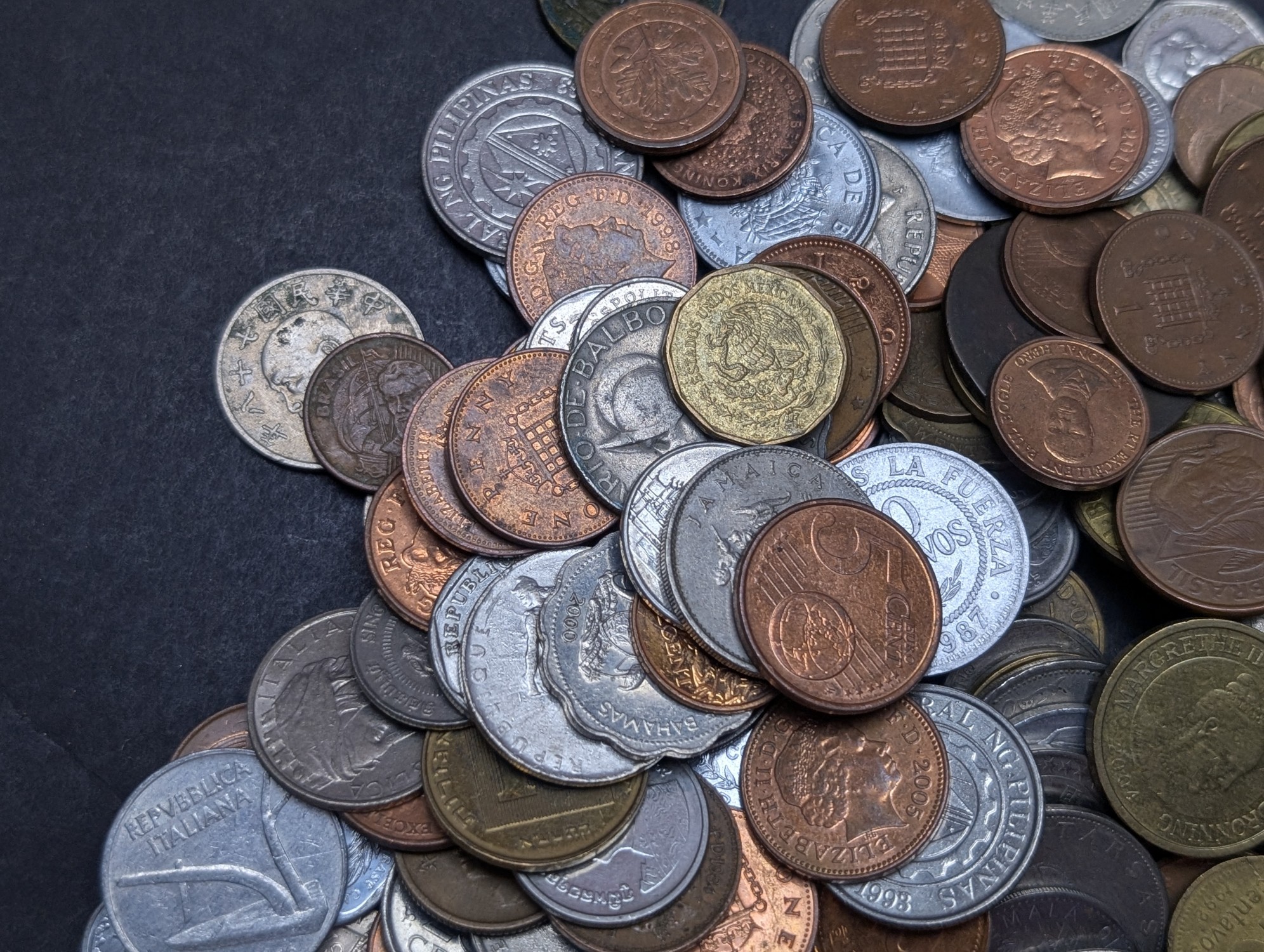 1.5 Lbs. of Various Vintage & Modern World Coins
