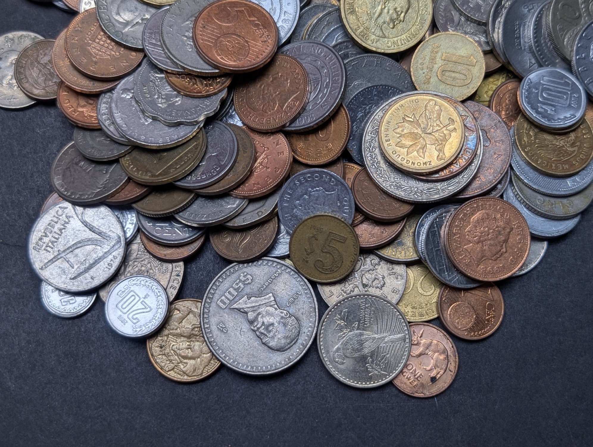 1.5 Lbs. of Various Vintage & Modern World Coins
