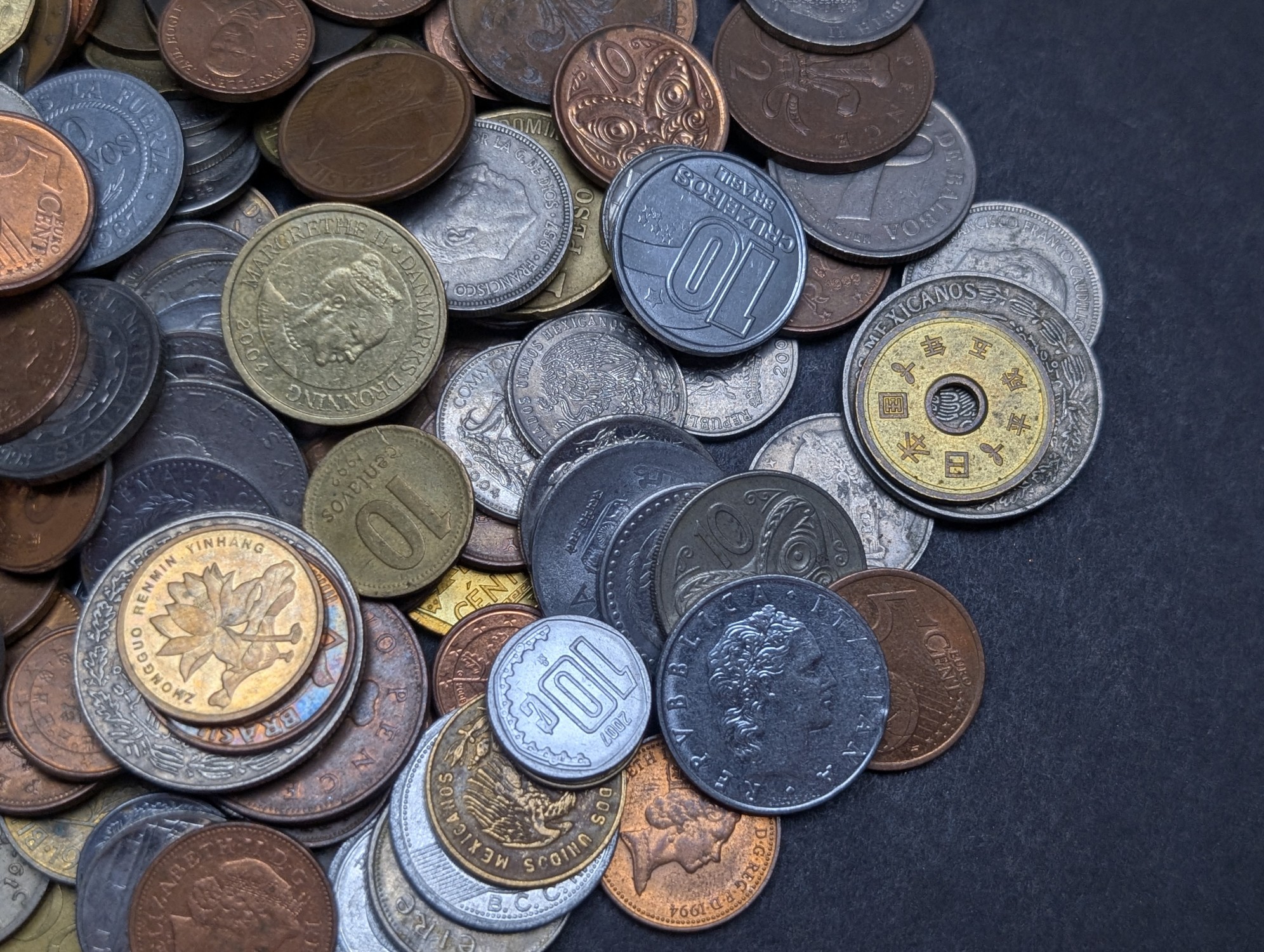 1.5 Lbs. of Various Vintage & Modern World Coins