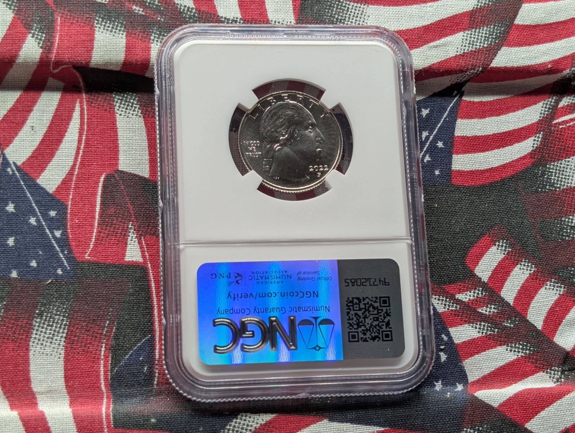 2022-P Nina Otero-Warren Quarter - NGC MS68