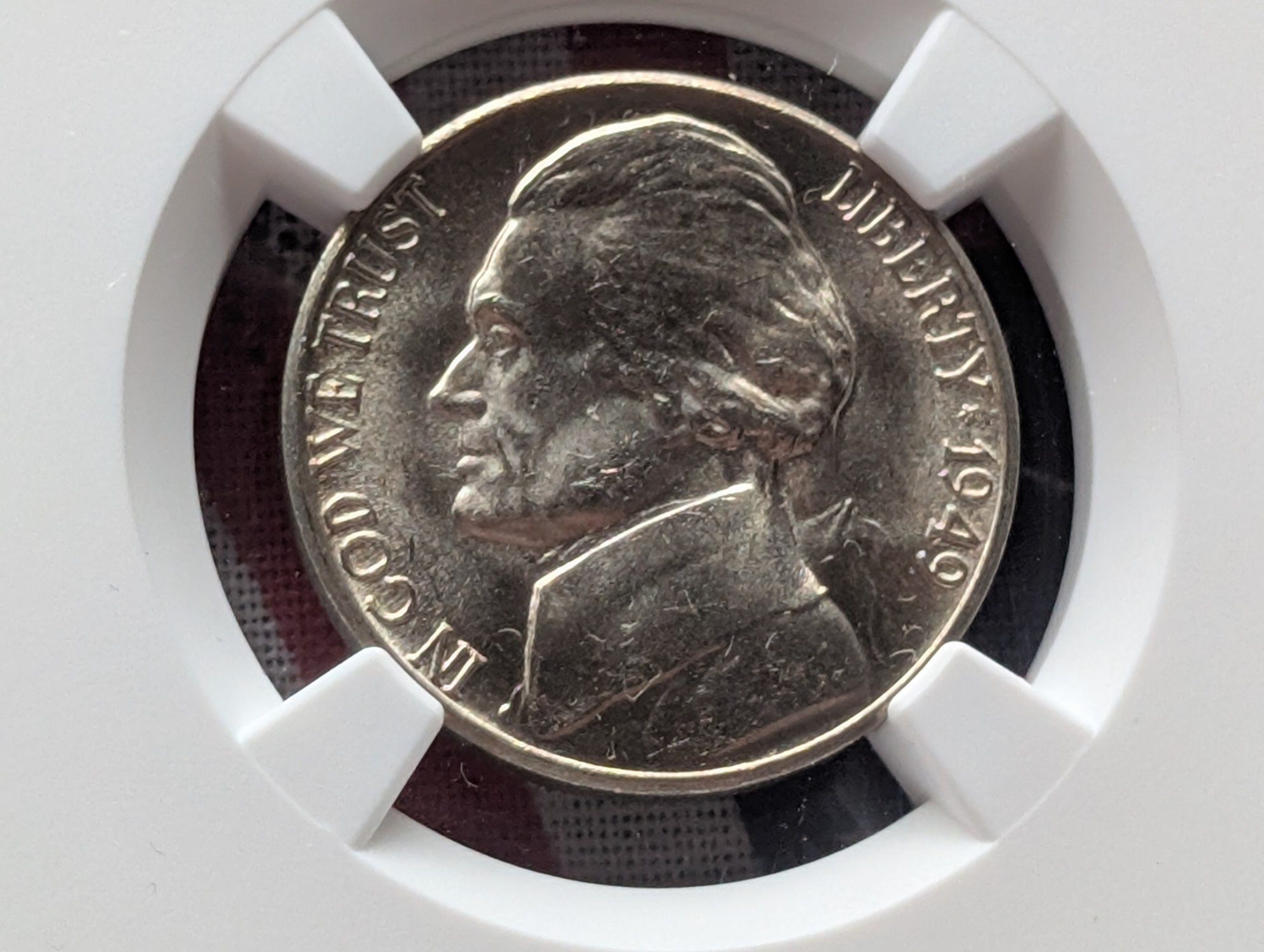 1949-D Jefferson Nickel - NGC MS66