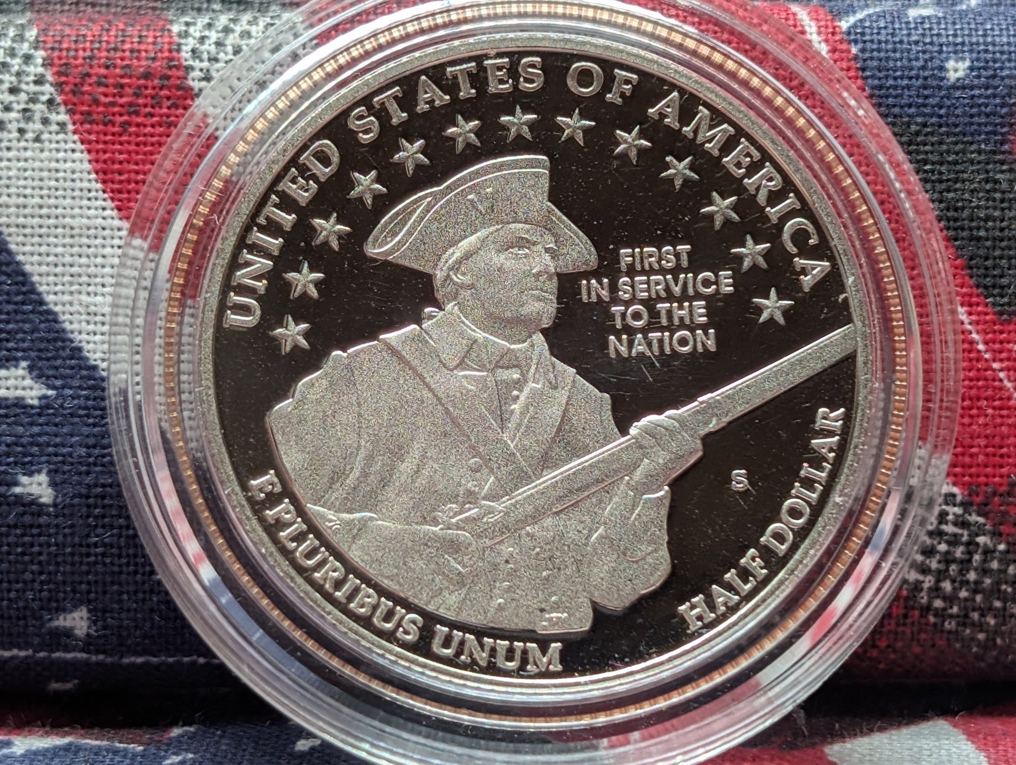 2011-S PROOF U.S. Army Commemorative Half Dollar in Government Capsule