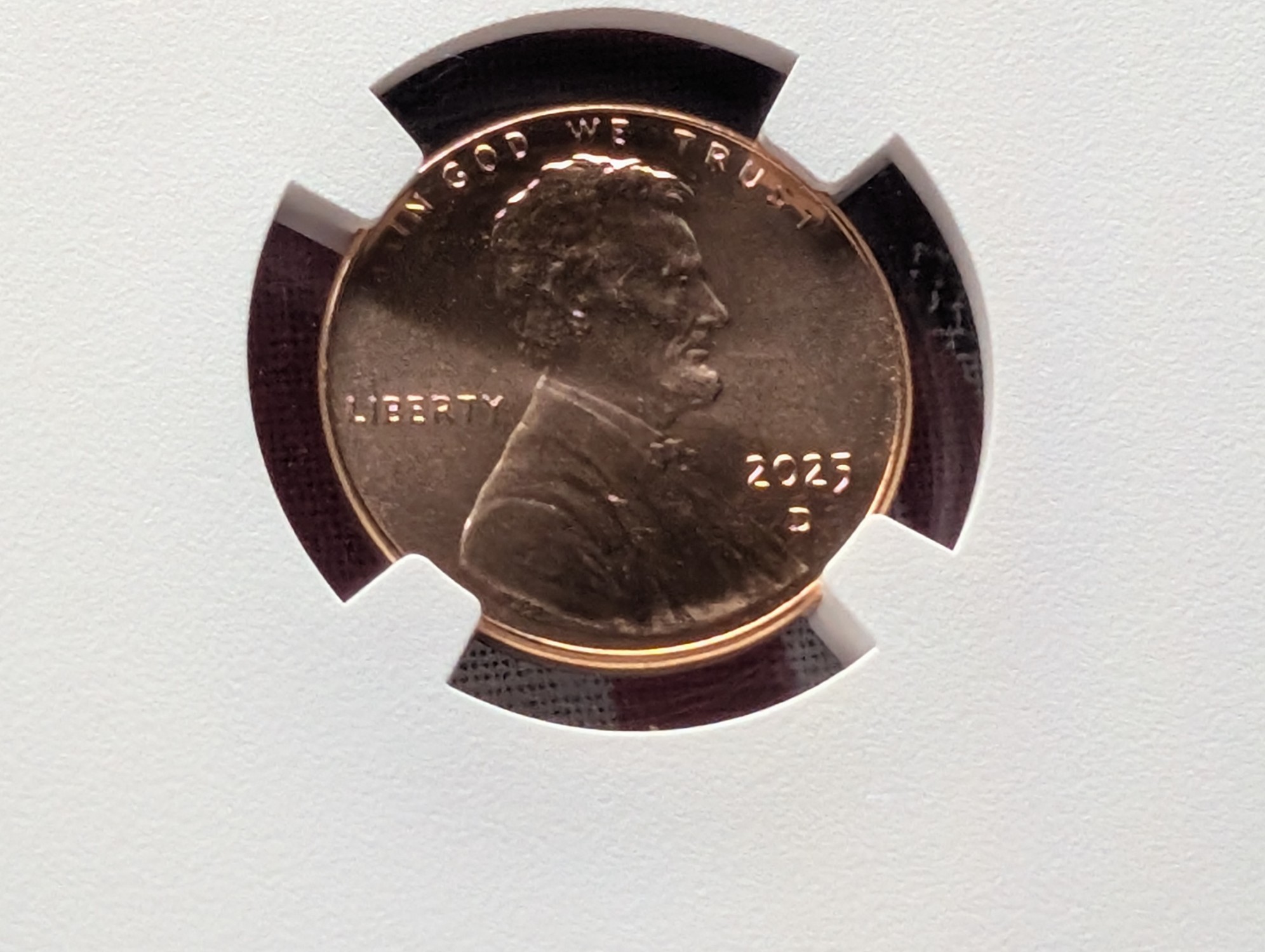 2025-D Lincoln Shield Cent - NGC MS68 RD