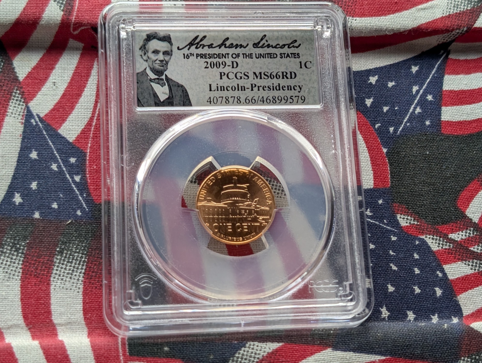 2009-D Lincoln Presidency Cent - PCGS MS66 RD