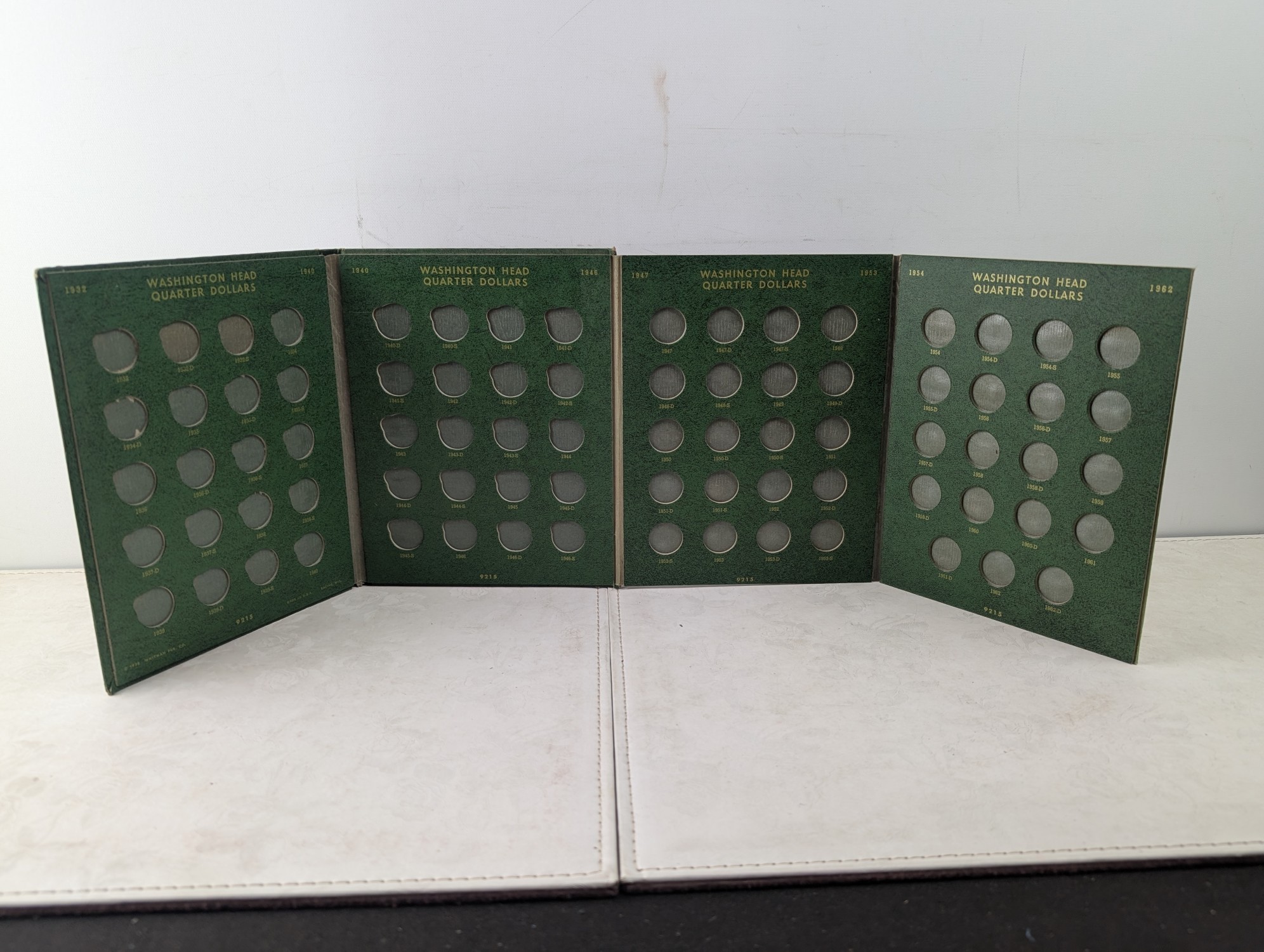 (7) *EMPTY* Various Washington Quarter Collector's Albums - No Coins!!