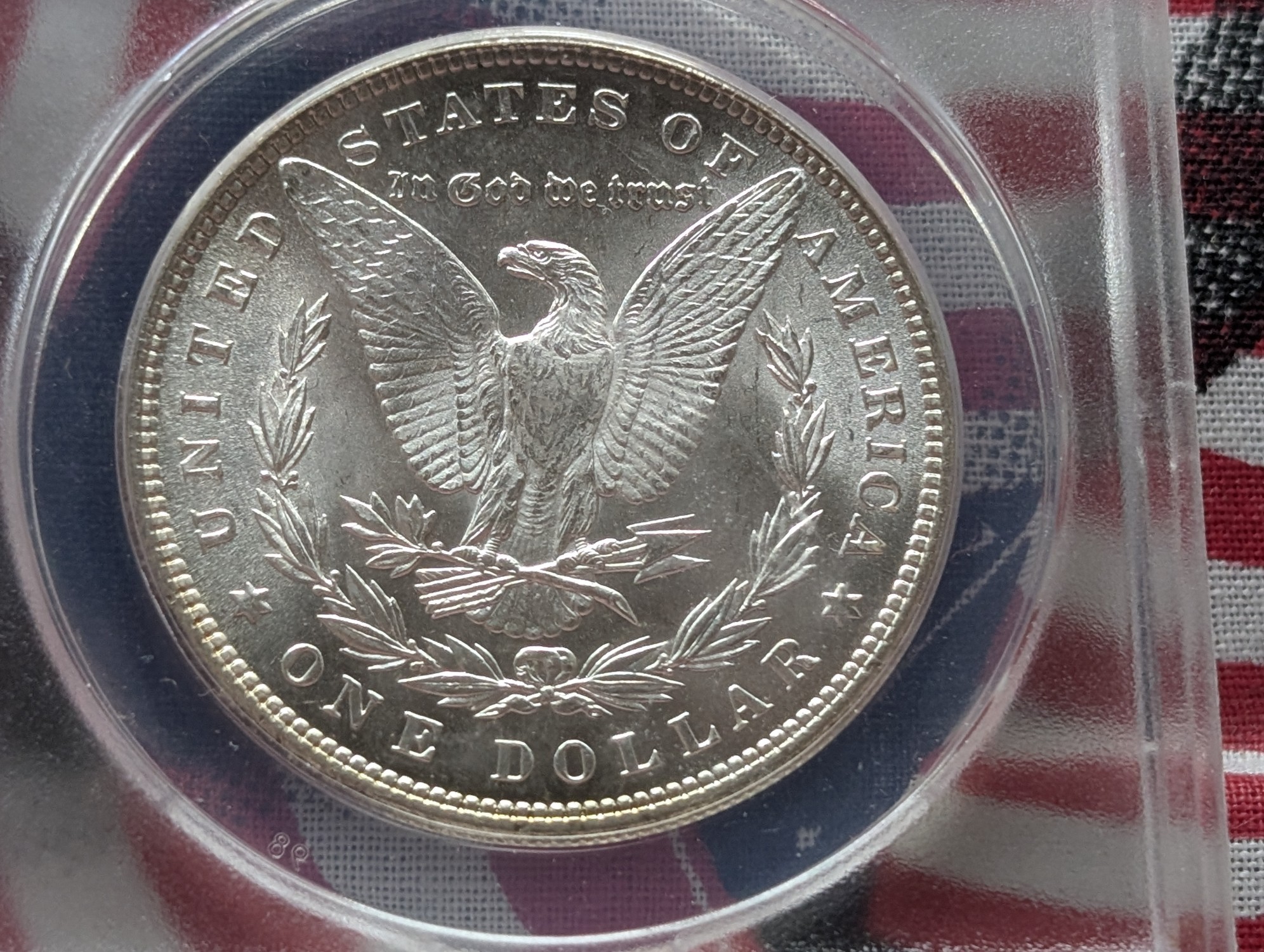 1885 Morgan 90% Silver Dollar - ANACS Cert. MS63