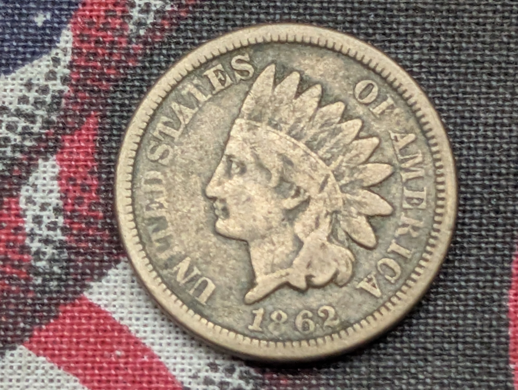 1862 Indian Head Cent