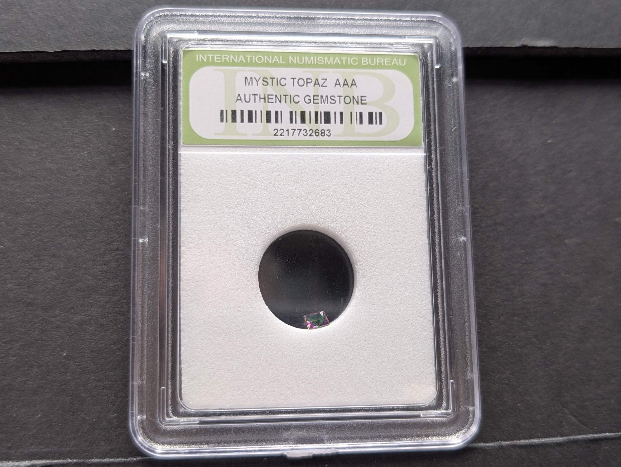 (8) Various Authentic Gemstones - Slabbed International Numismatic Bureau