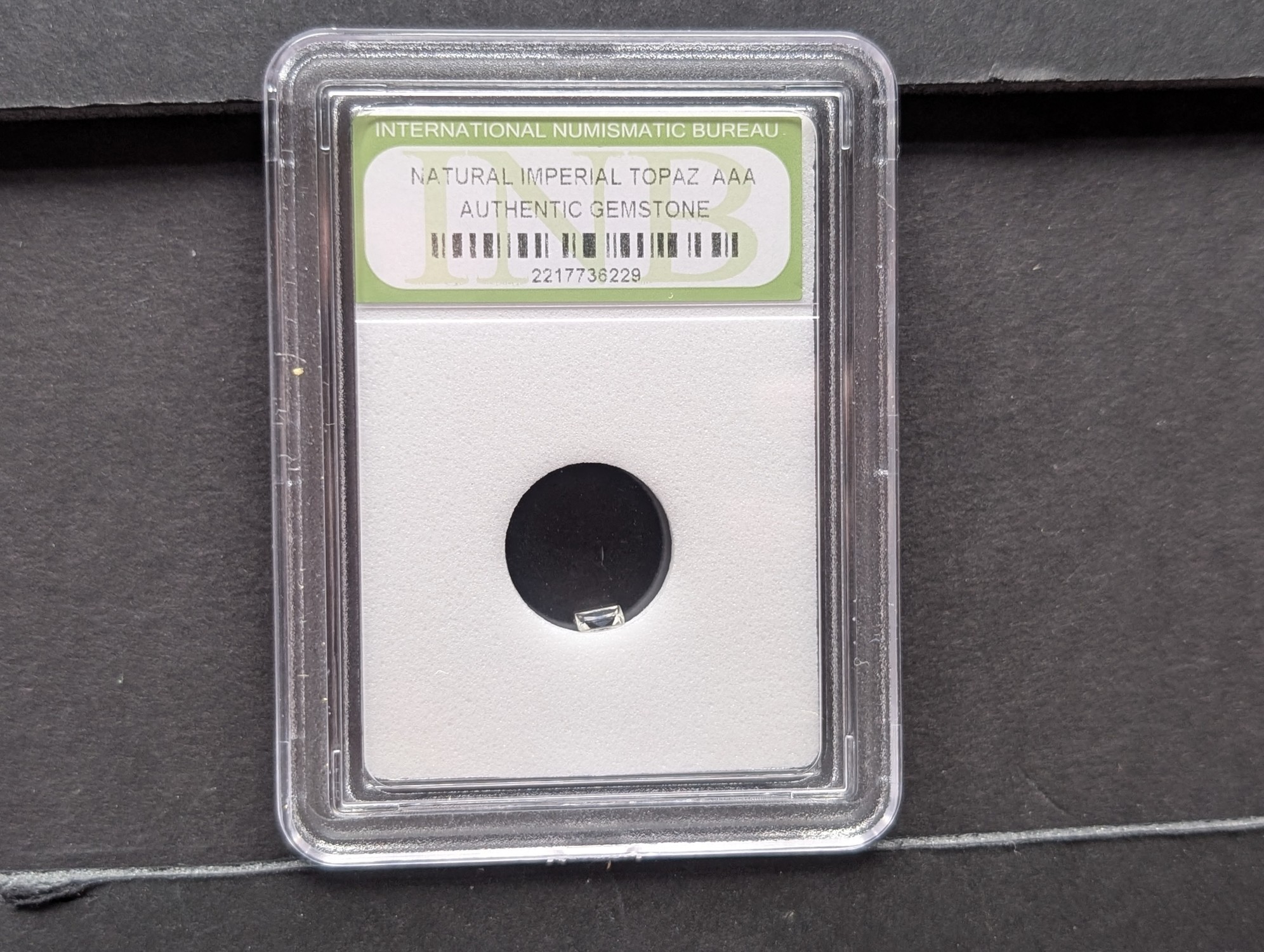 (8) Various Authentic Gemstones - Slabbed International Numismatic Bureau