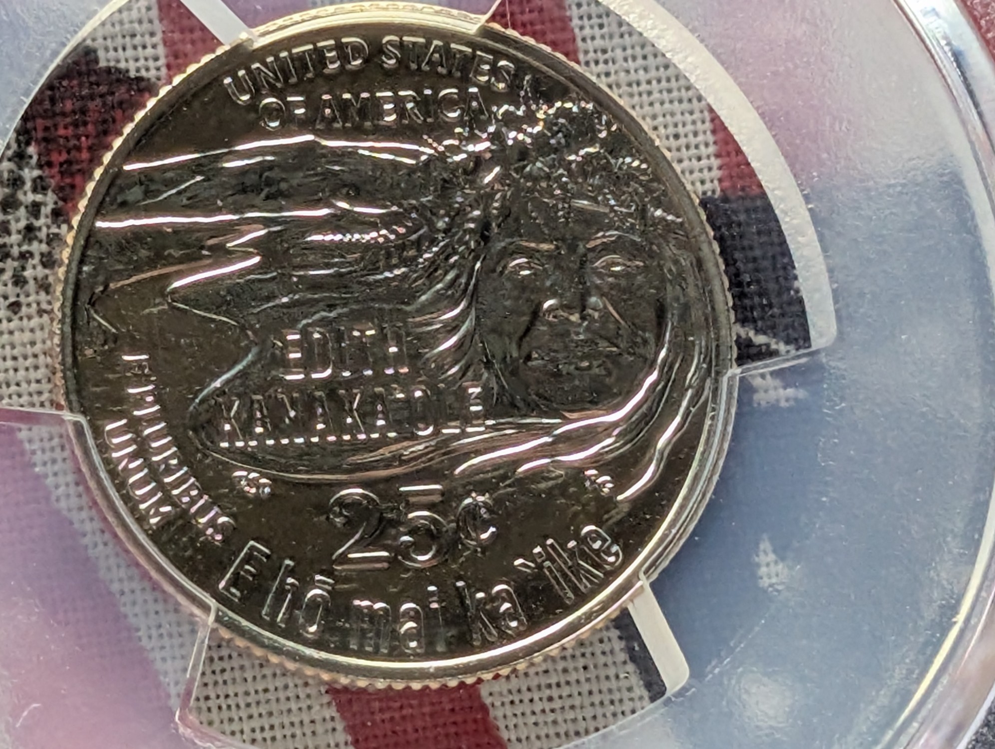 2023-D Edith Kanaka'ole Quarter - PCGS MS67 - Advanced Release
