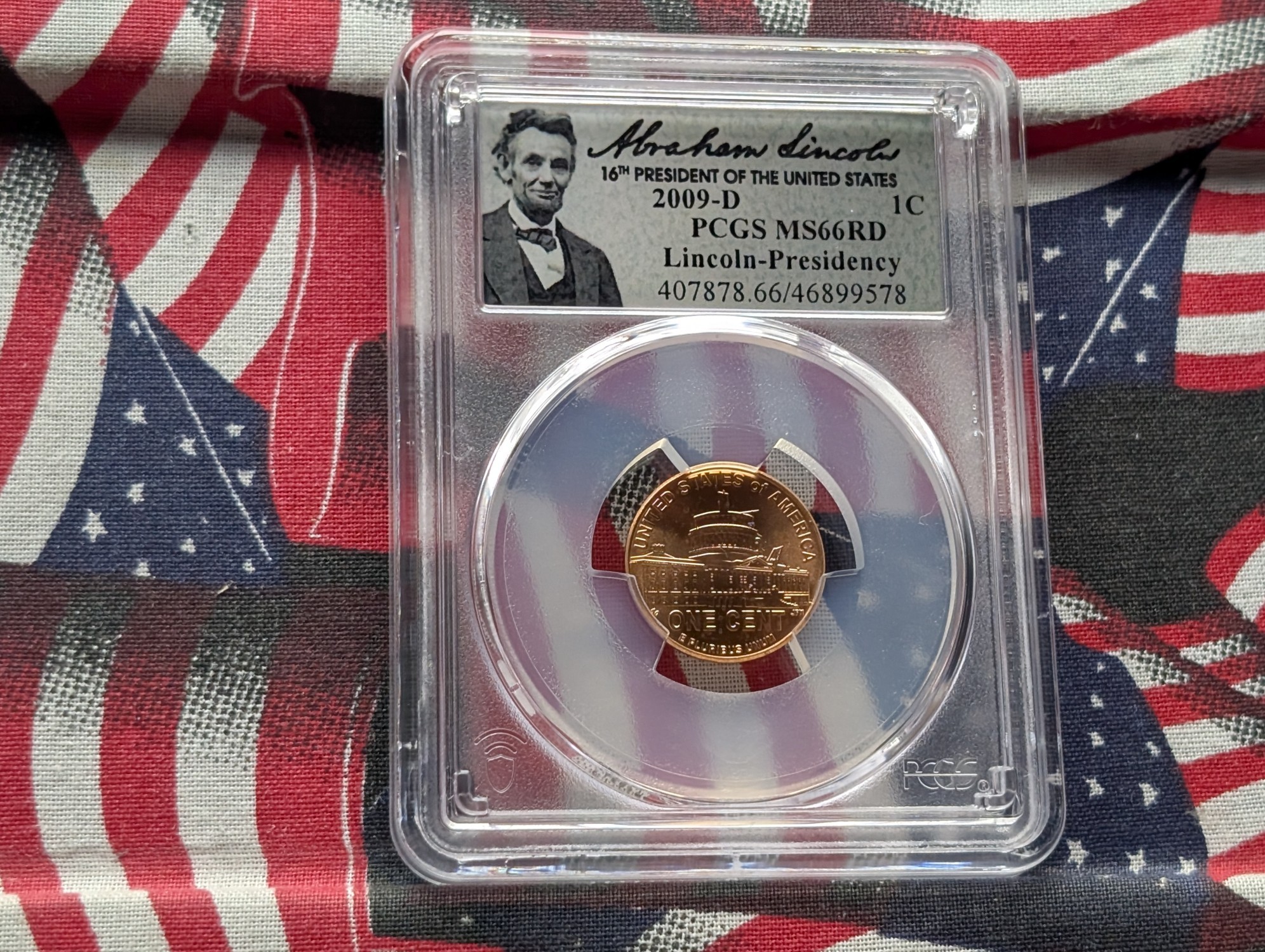 2009-D Lincoln Presidency Cent - PCGS MS66 RD