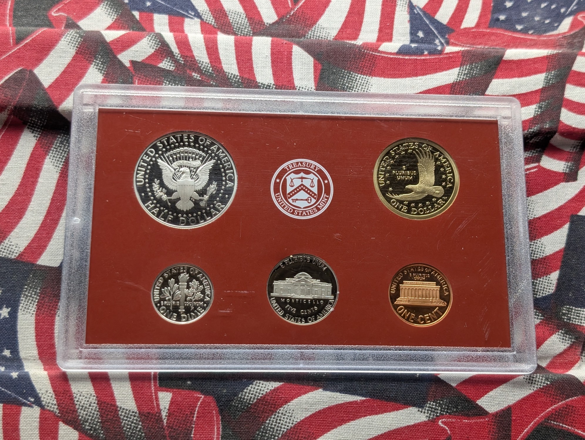 2008-S U.S. Mint Silver Proof Set in OGP, NO BOX - No State Quarters - Includes (2) 90% Silver Coins