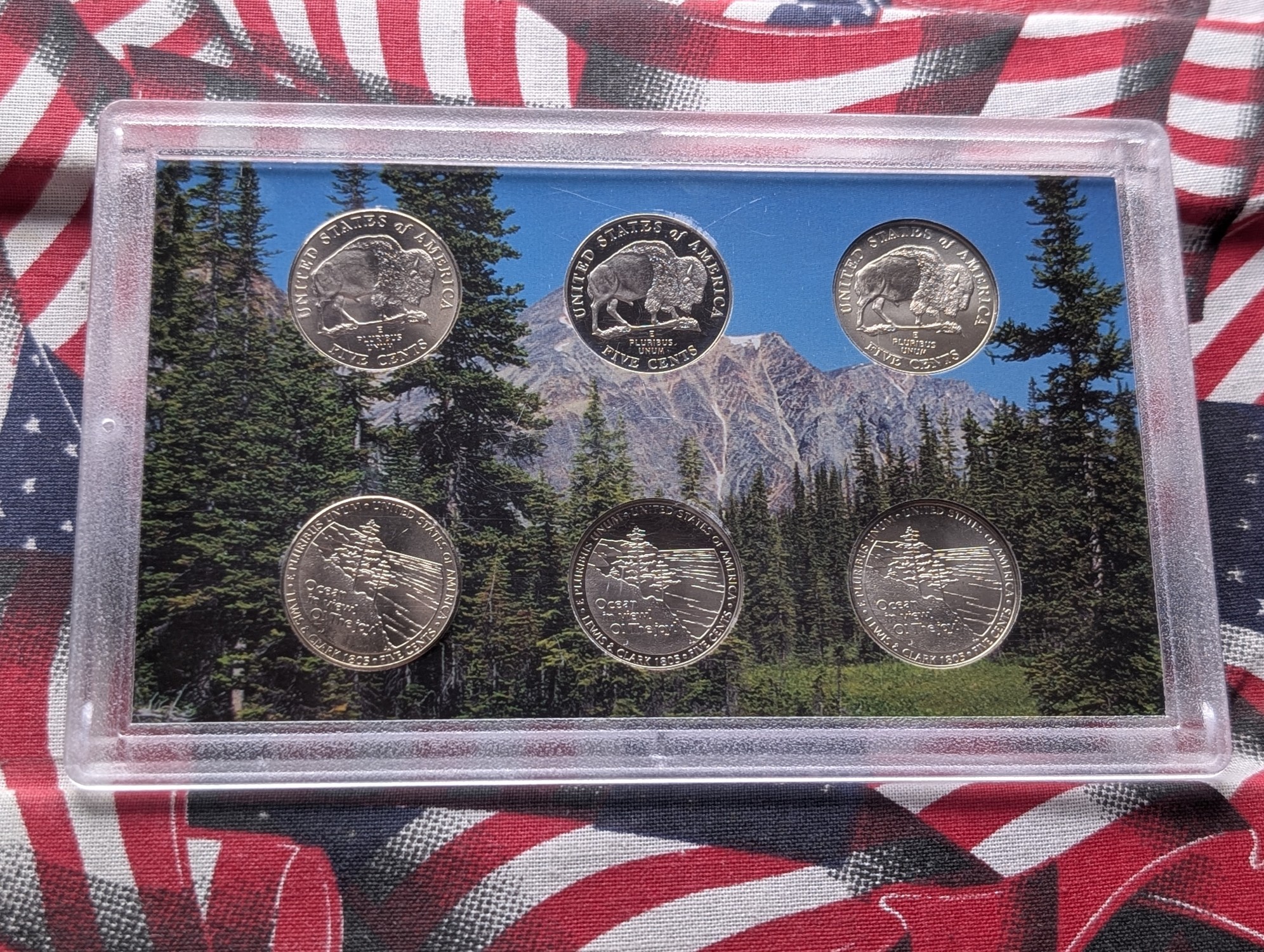 2005 P, D, & S U.S. Mint Westward Journey Nickel Set