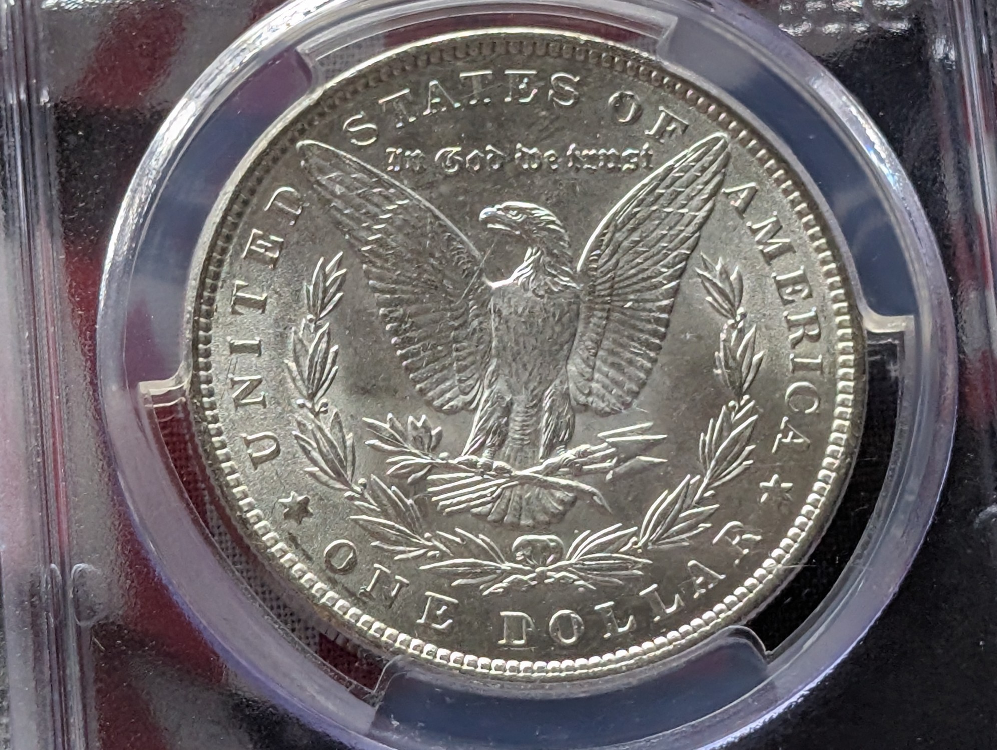 1896 Morgan 90% Silver Dollar - PCGS MS63