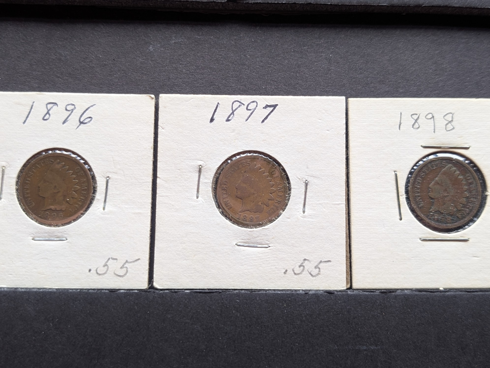 (22) Assorted 1880s, 1890s, & Early 1900s Indian Head Cents