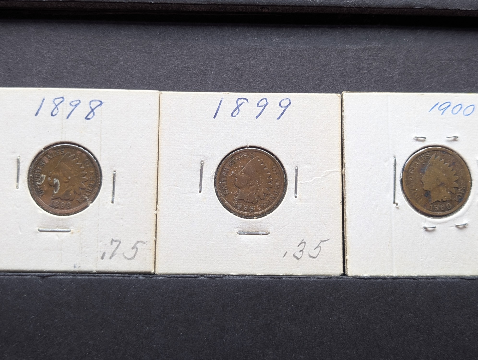 (22) Assorted 1880s, 1890s, & Early 1900s Indian Head Cents
