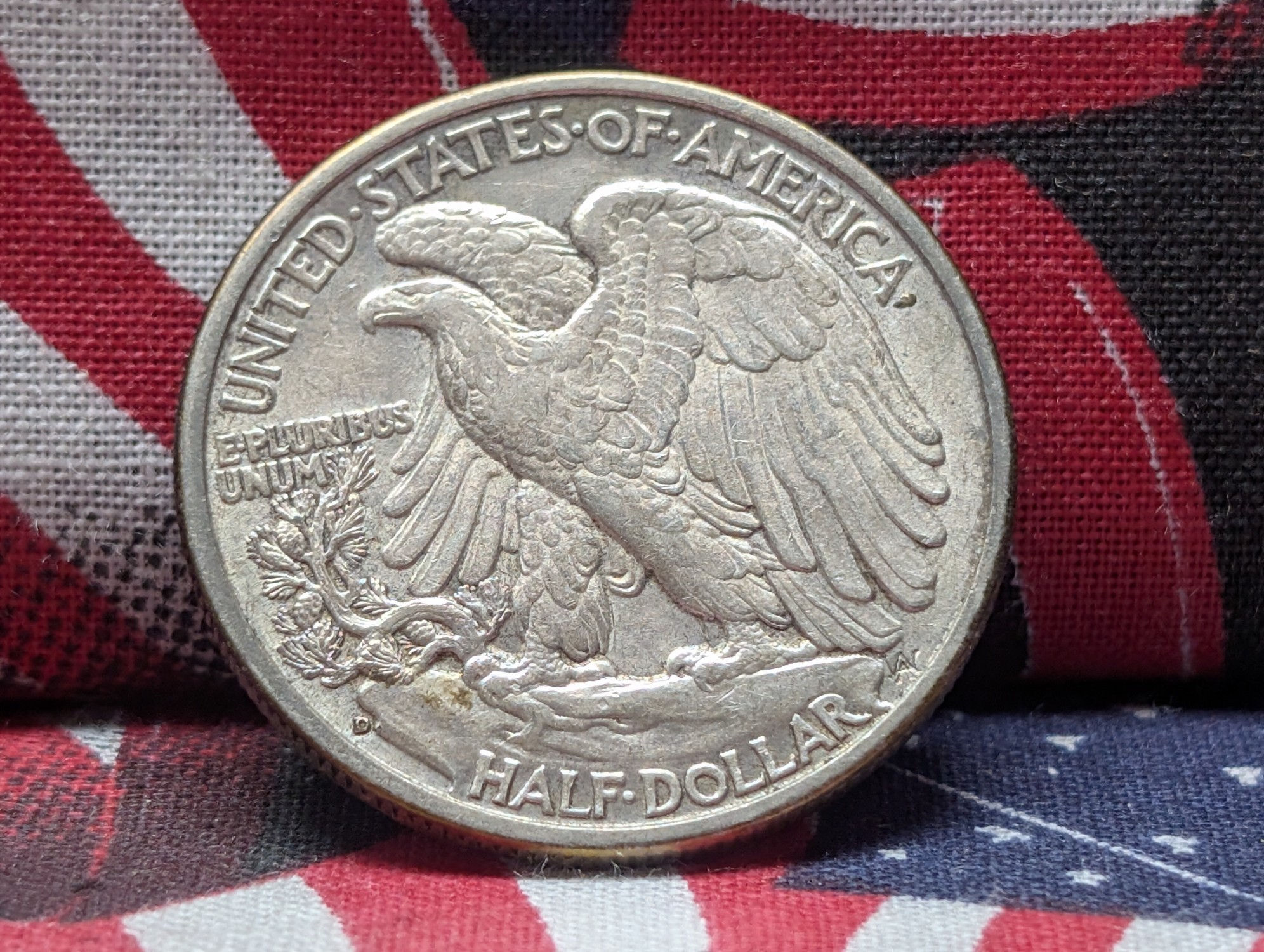 1936-D Walking Liberty 90% Silver Half Dollar