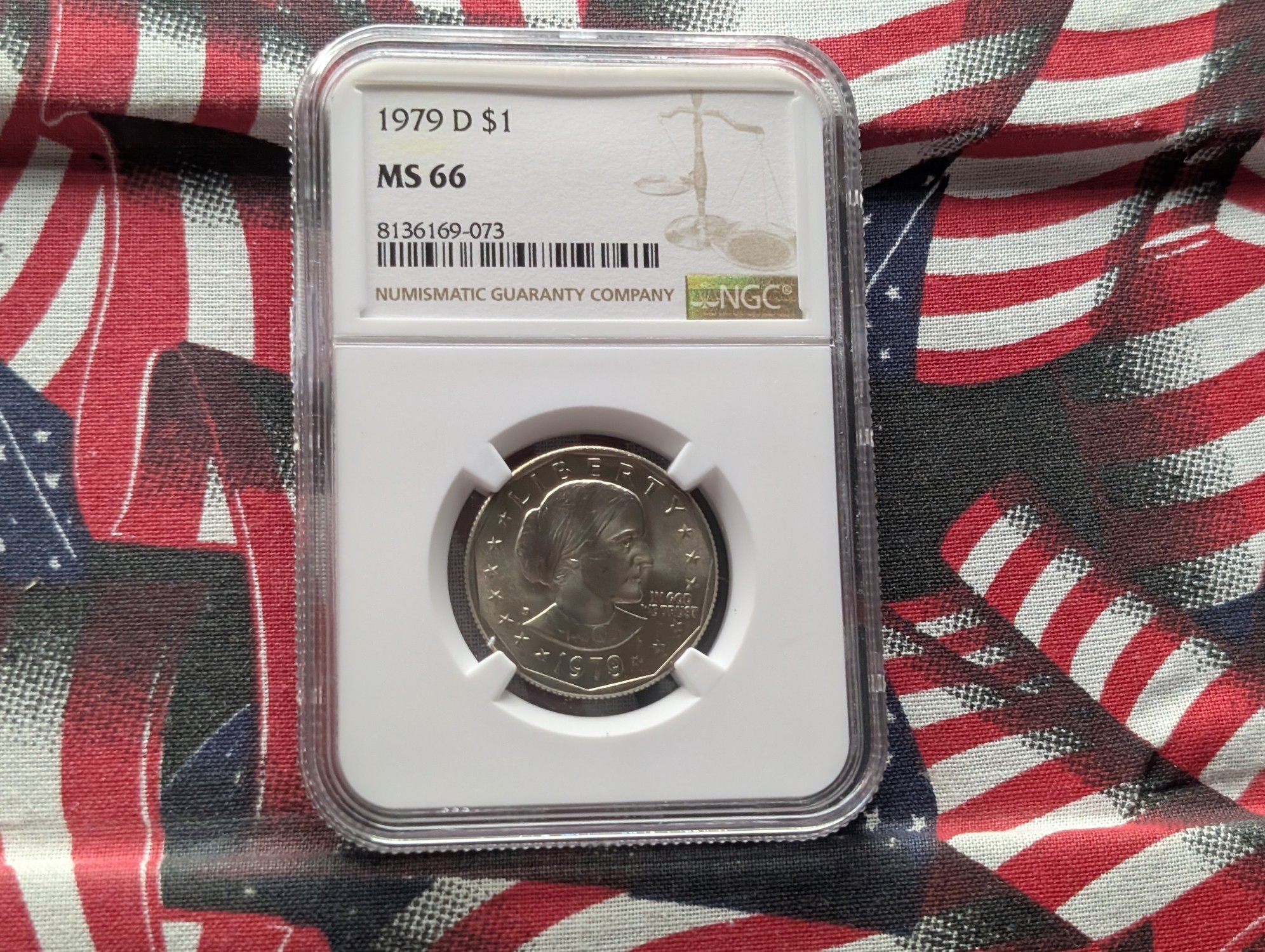 1979-D Susan B. Anthony Dollar - NGC MS66