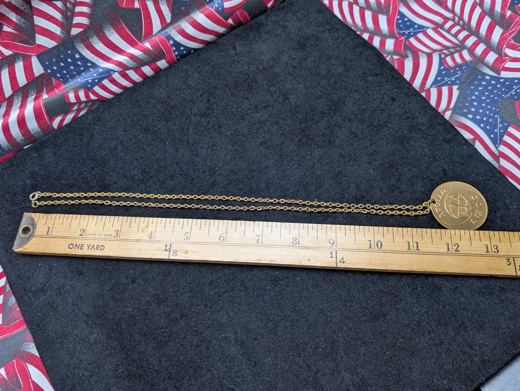 Kennedy Space Center & Apollo Space Program with Chain Commemorative Medals