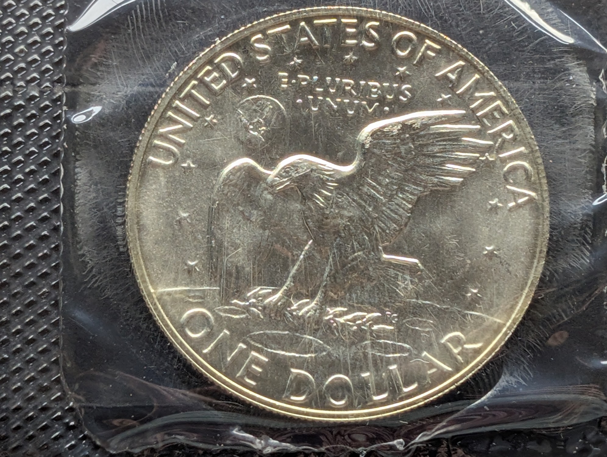 1973-S Eisenhower 40% Silver Uncirculated Blue Pack Dollar