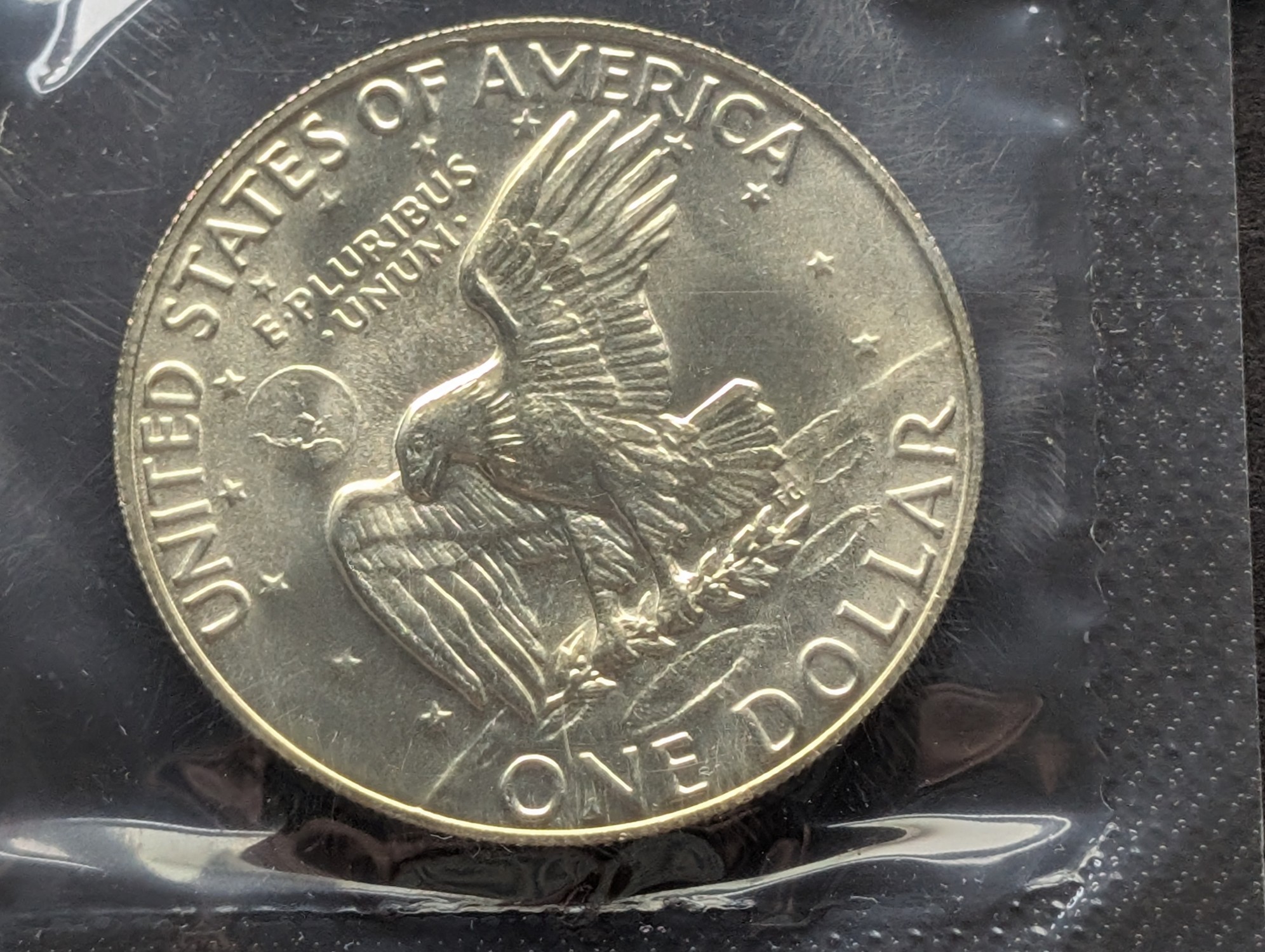 1974-S Eisenhower 40% Silver Uncirculated Blue Pack Dollar