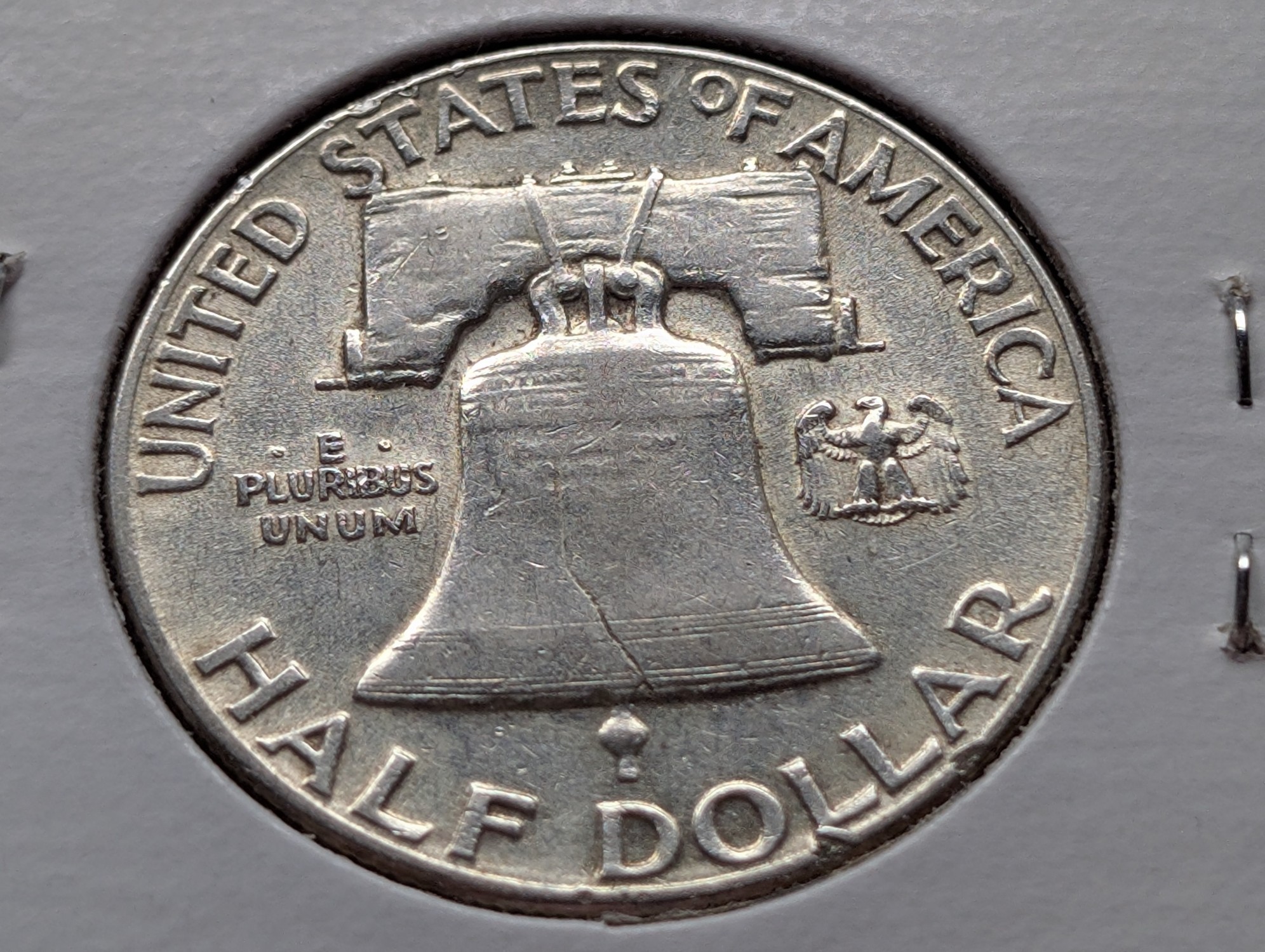 1949 Franklin 90% Silver Half Dollar - AU, 2nd Year
