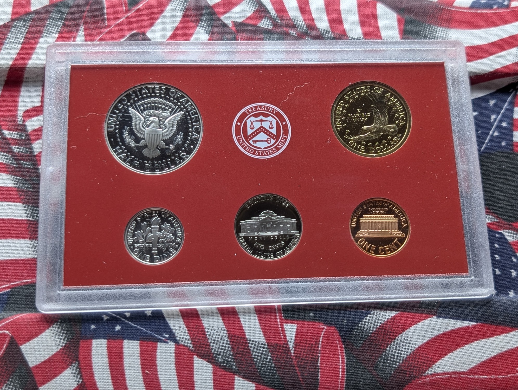 2002-S U.S. Mint Silver Proof Set with State Quarters - Includes (7) 90% Silver Coins in OGP w/ COA