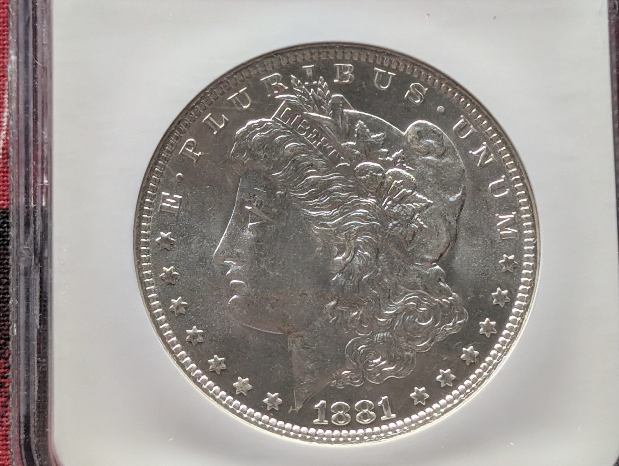 1881-O Morgan 90% Silver Dollar NGC MS63