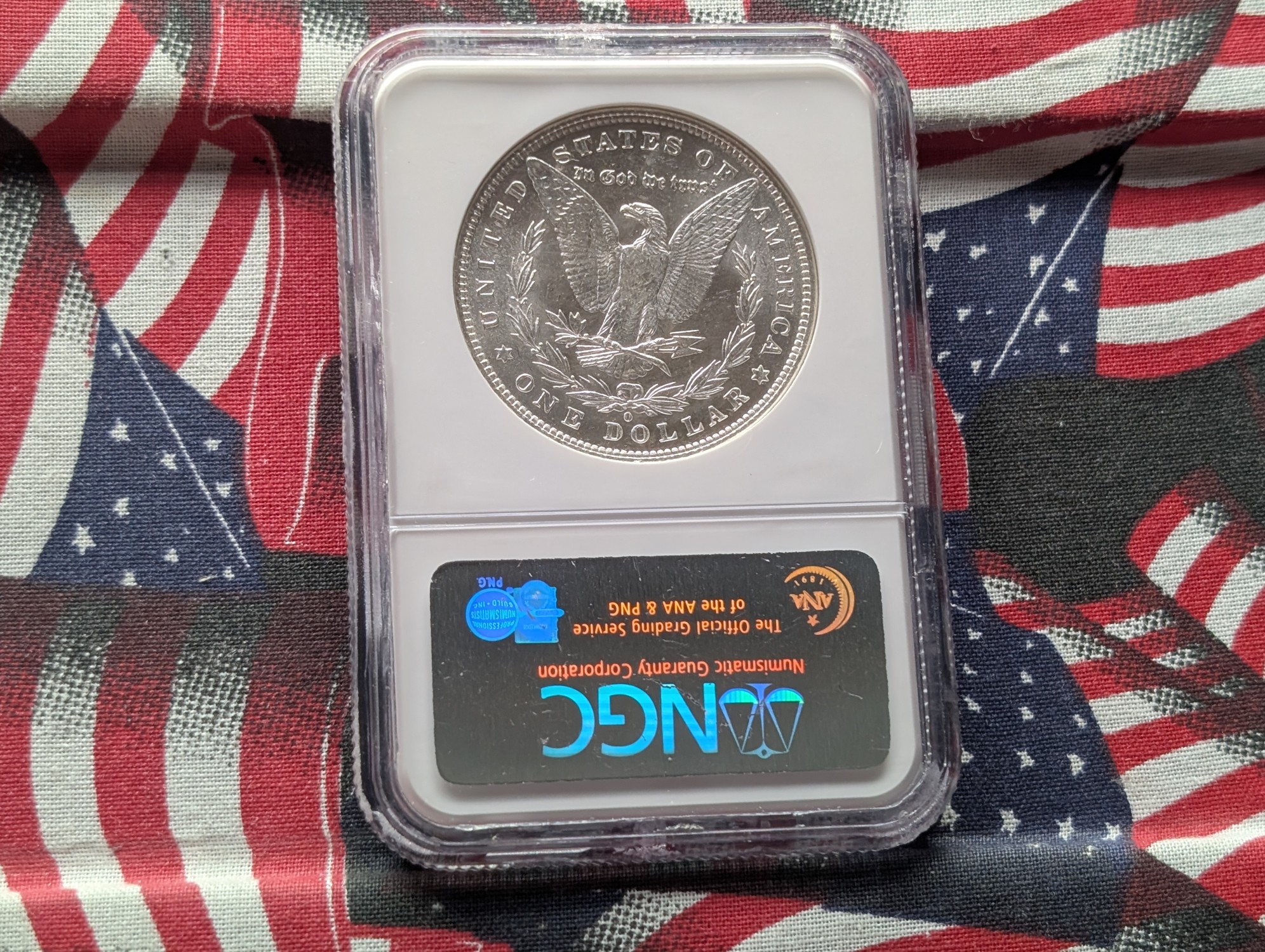 1881-O Morgan 90% Silver Dollar NGC MS63